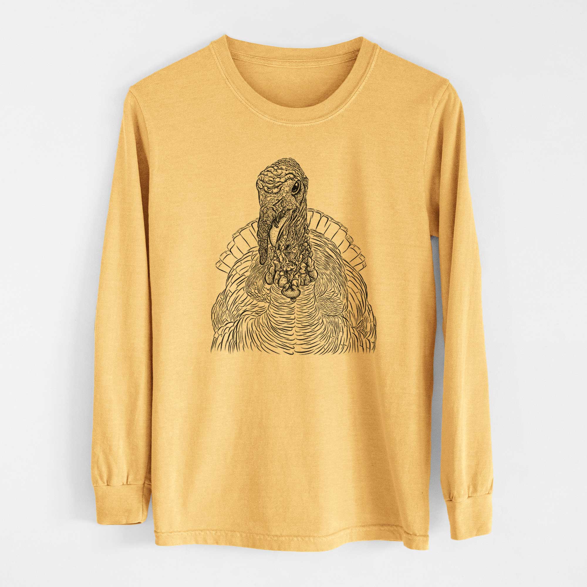 Bare Brady the Turkey - Heavyweight 100% Cotton Long Sleeve