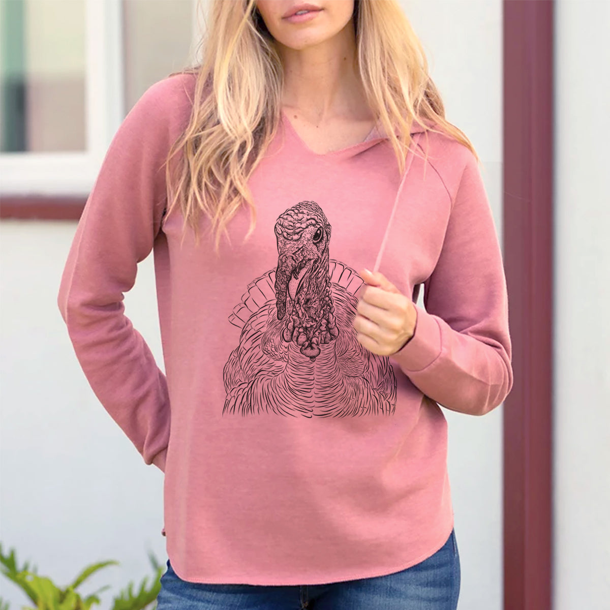 Bare Brady the Turkey - Cali Wave Hooded Sweatshirt