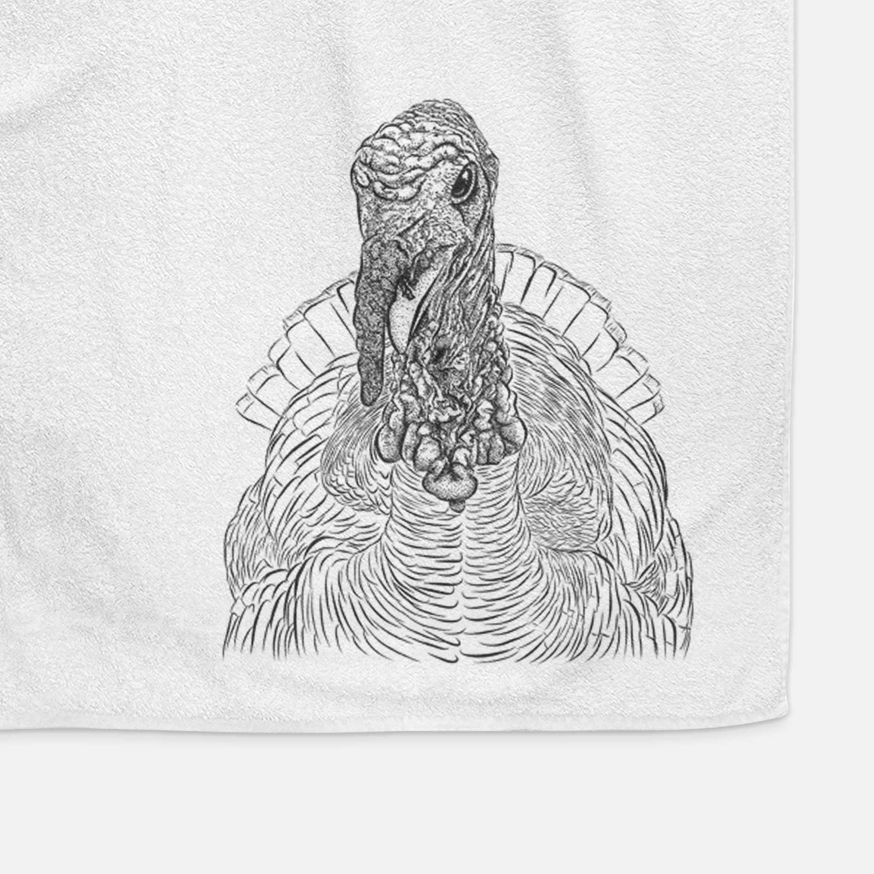 Brady the Turkey Decorative Hand Towel