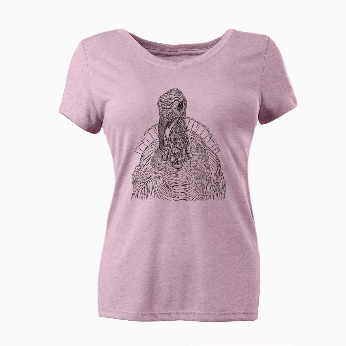 Bare Brady the Turkey - Women's V-neck Shirt