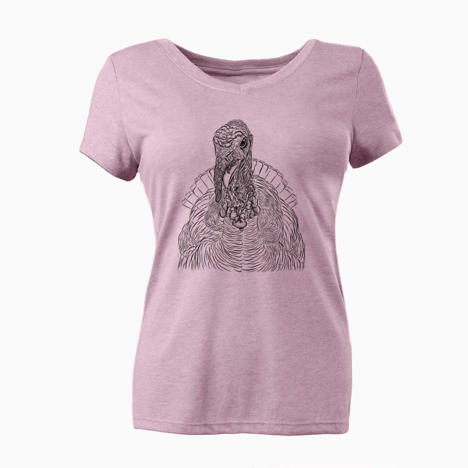 Bare Brady the Turkey - Women's V-neck Shirt