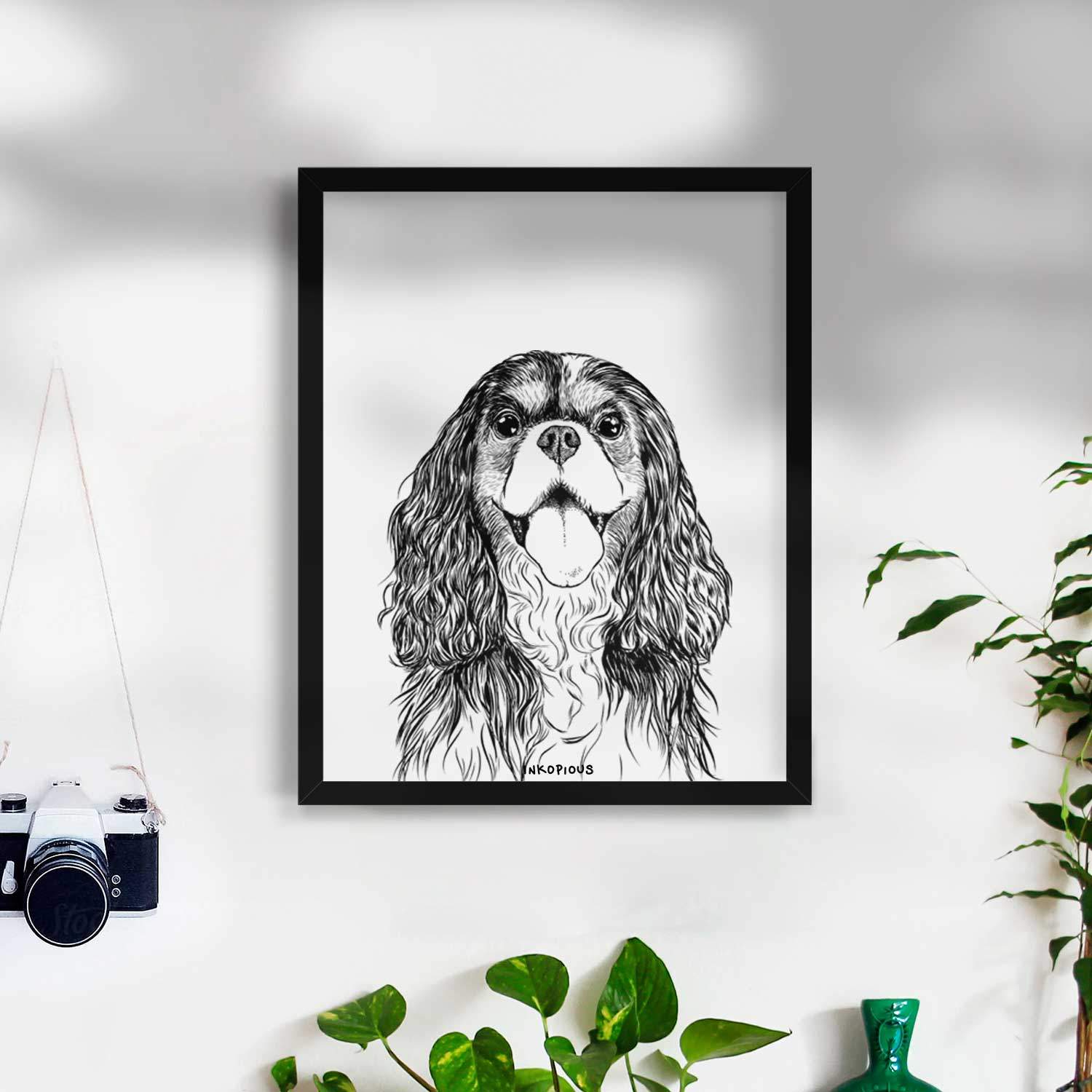 Brandy the Cavalier King Charles Spaniel Art Print