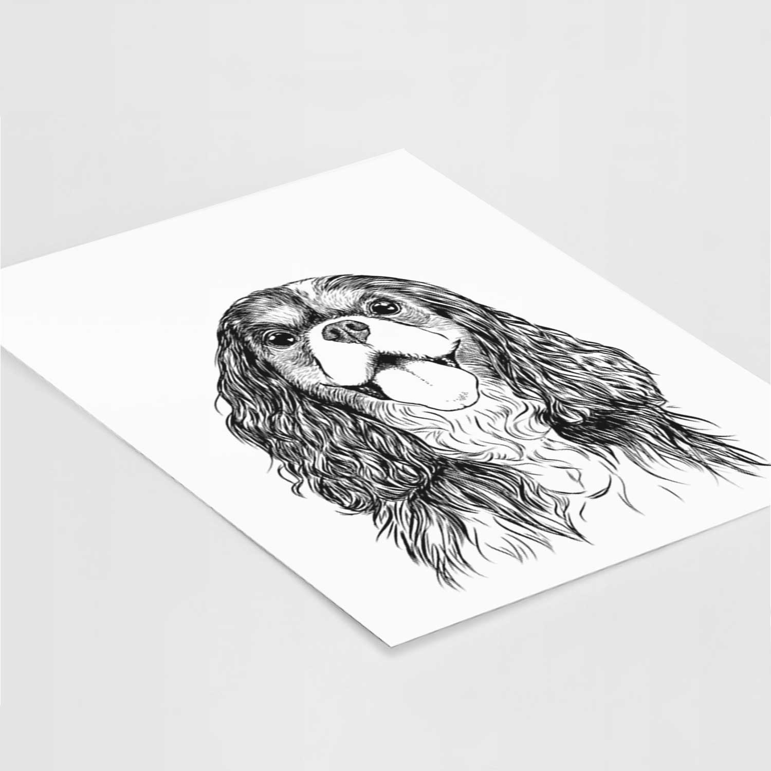 Brandy the Cavalier King Charles Spaniel Art Print