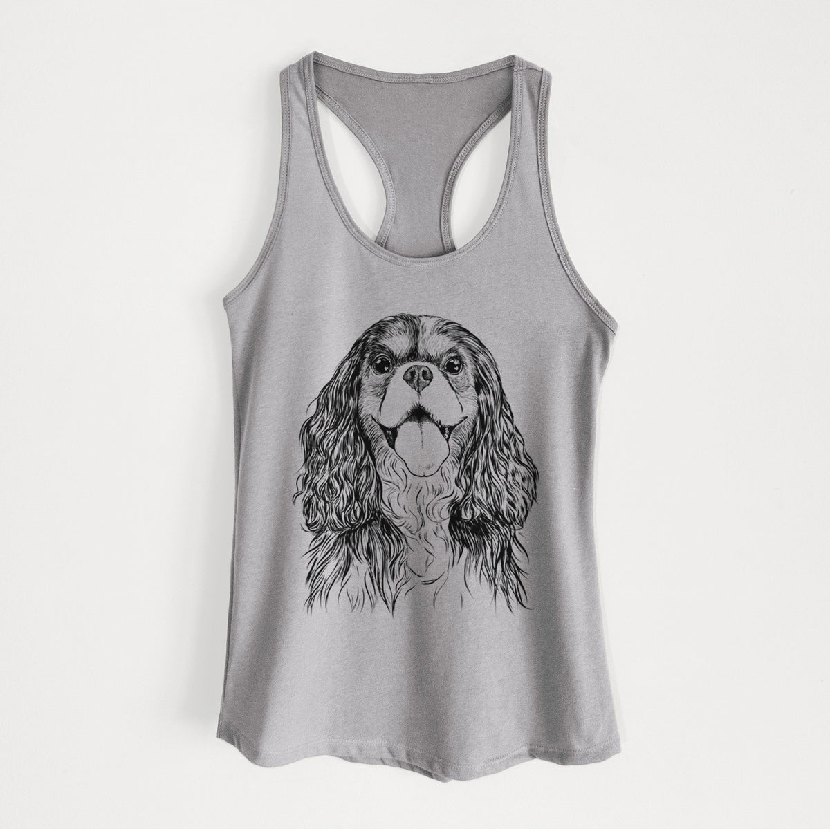 Brandy the Cavalier King Charles Spaniel - Women&#39;s Racerback Tanktop