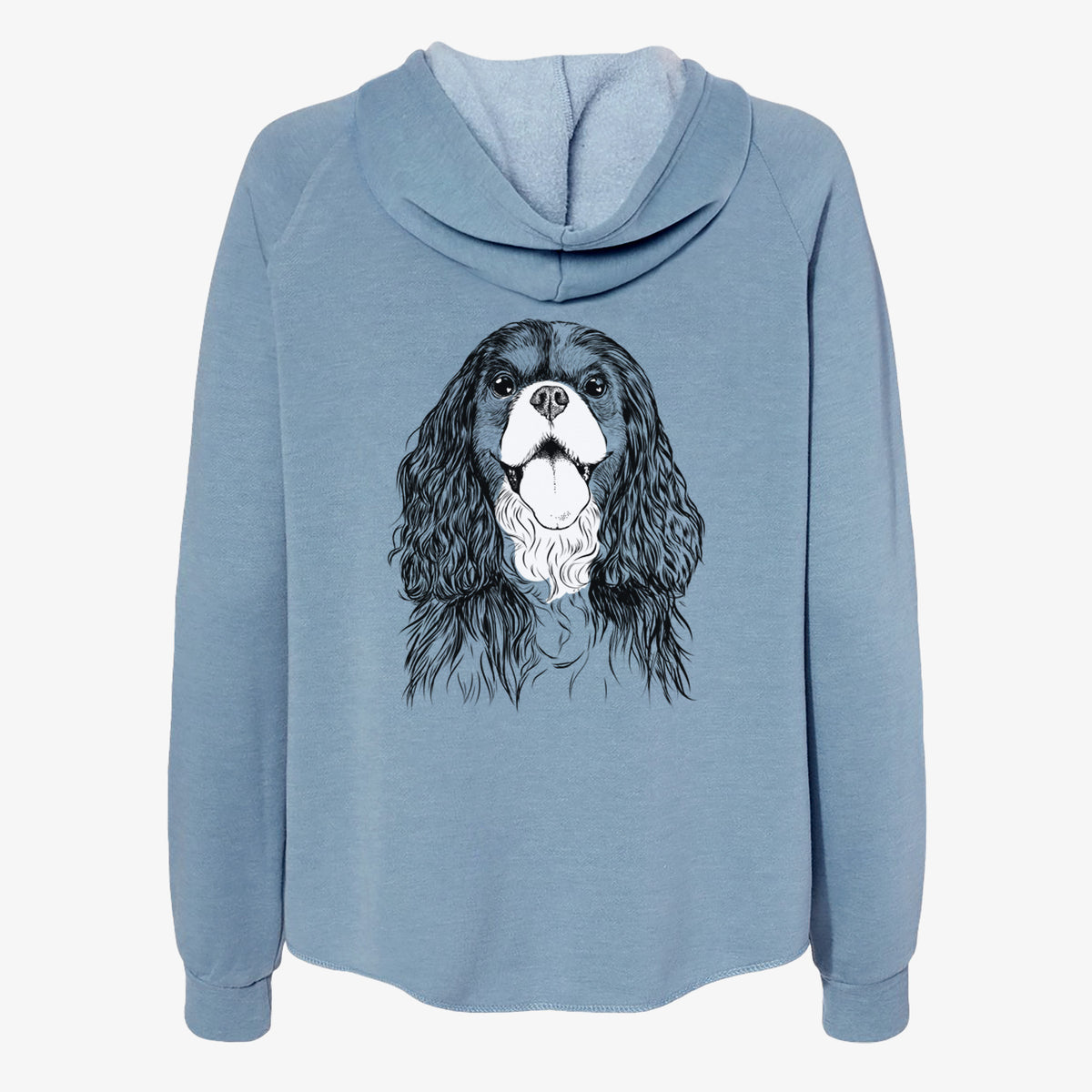 Brandy the Cavalier King Charles Spaniel - Women's Cali Wave Zip-Up Sweatshirt