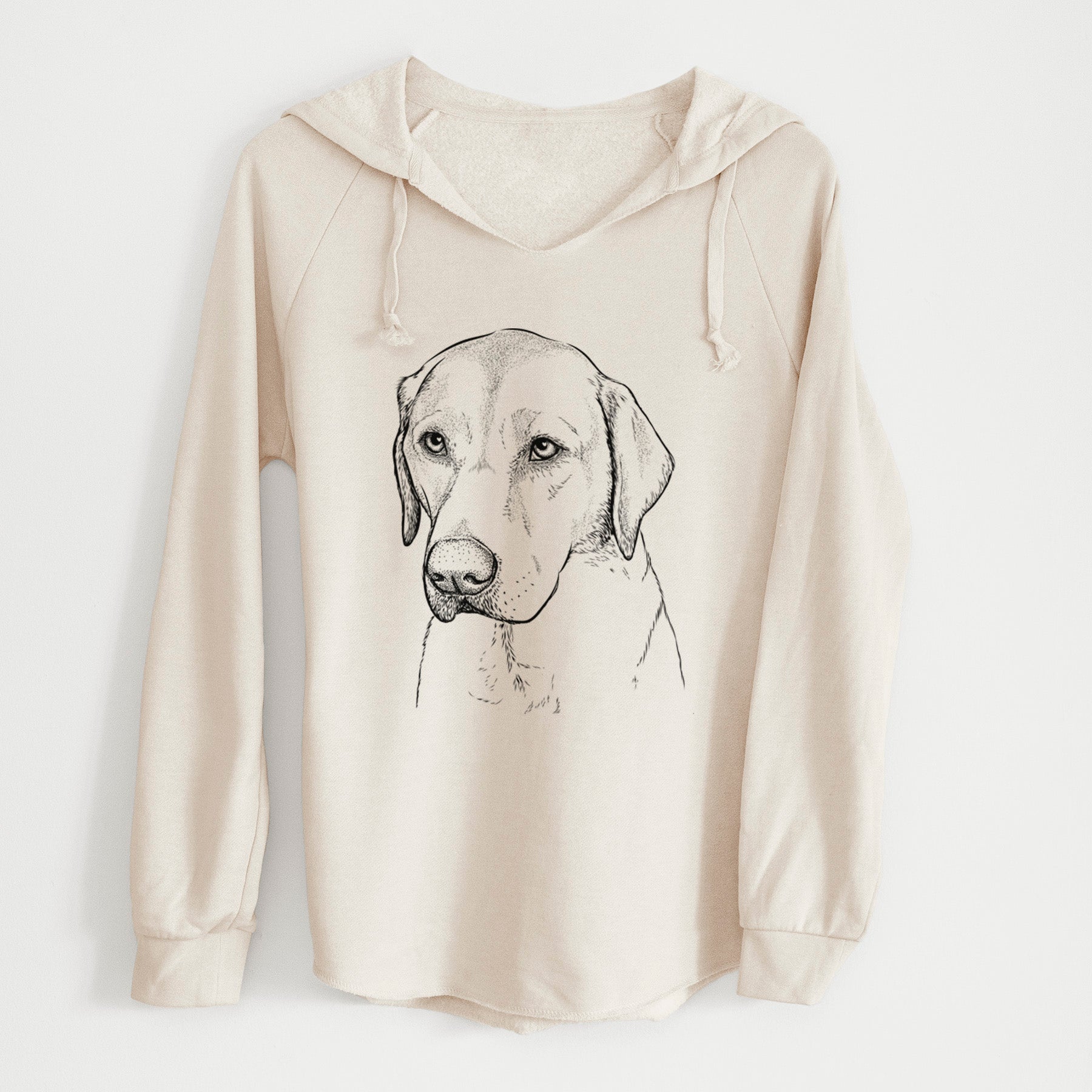 Bare Braxton the Yellow Lab - Cali Wave Hooded Sweatshirt