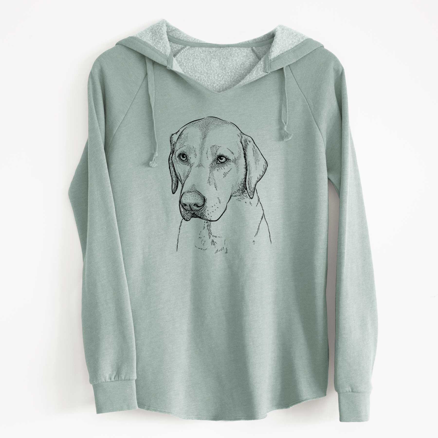 Bare Braxton the Yellow Lab - Cali Wave Hooded Sweatshirt