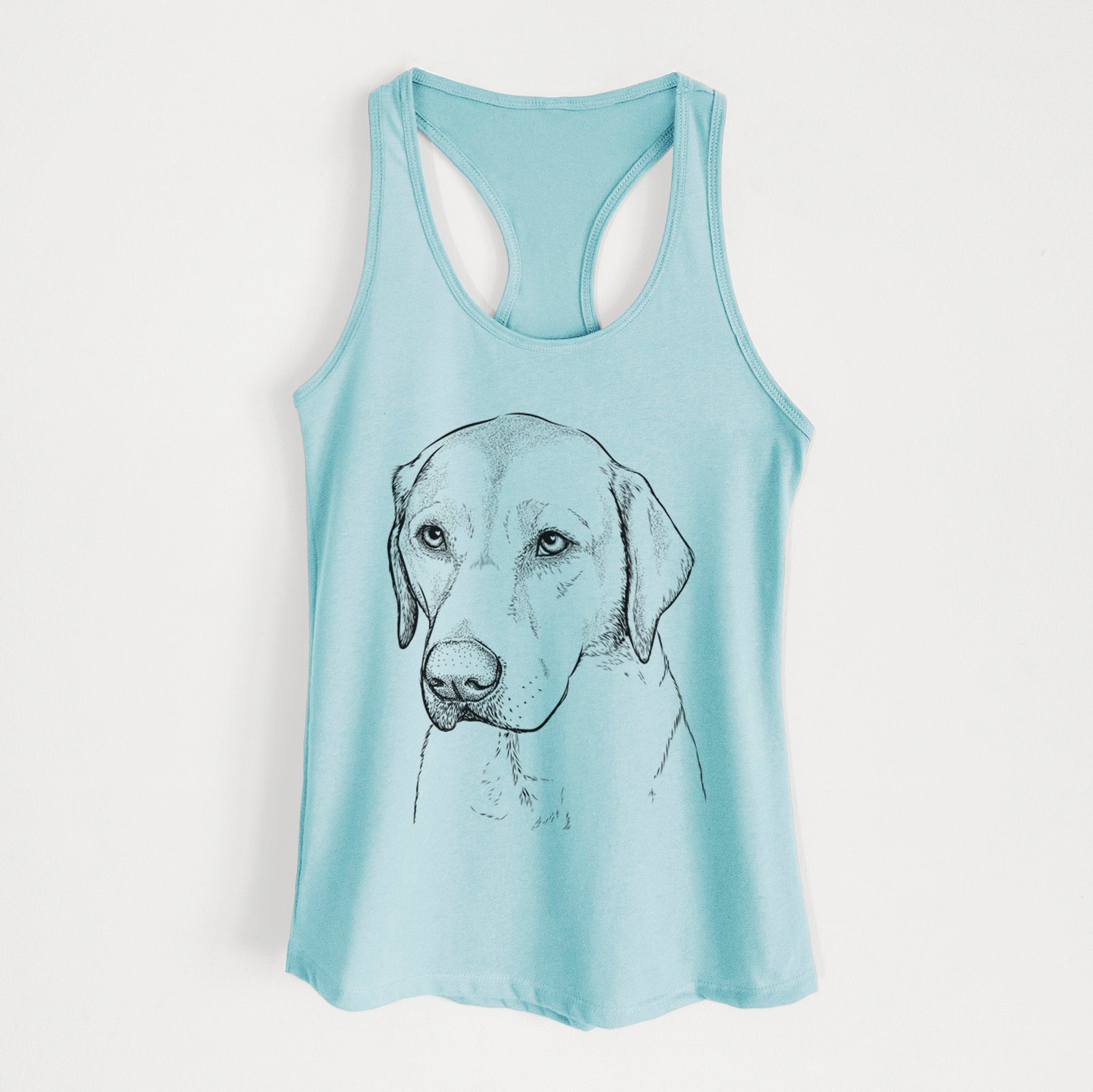 Braxton the Yellow Lab - Women's Racerback Tanktop