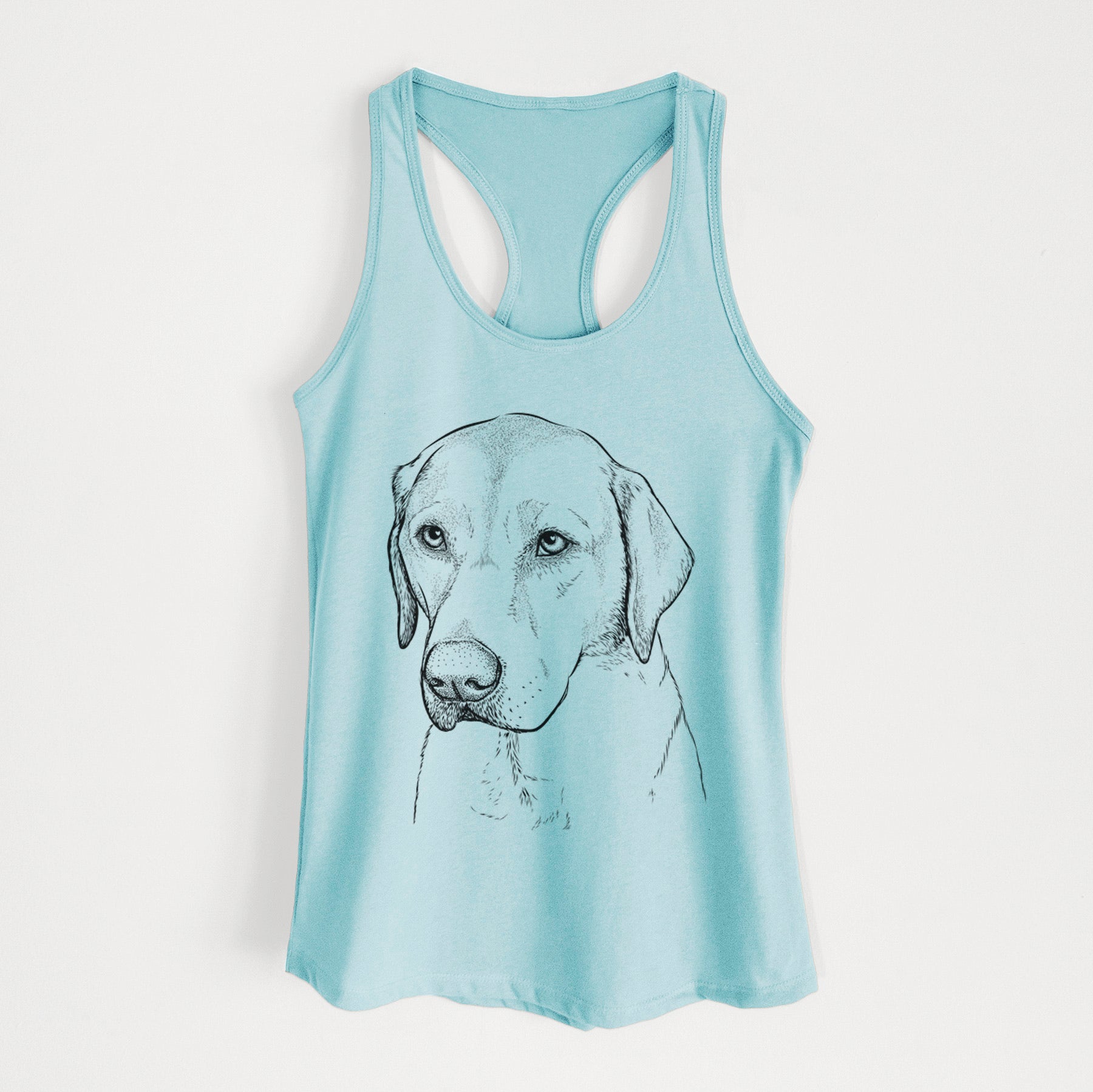 Braxton the Yellow Lab - Women's Racerback Tanktop