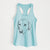 Braxton the Yellow Lab - Women's Racerback Tanktop