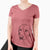 Bare Braxton the Yellow Lab - Women's V-neck Shirt