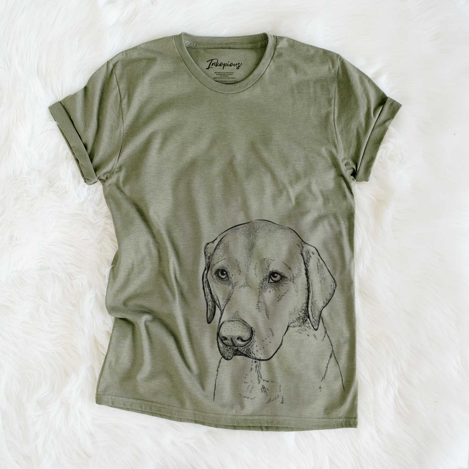 Bare Braxton the Yellow Lab - Unisex Crewneck