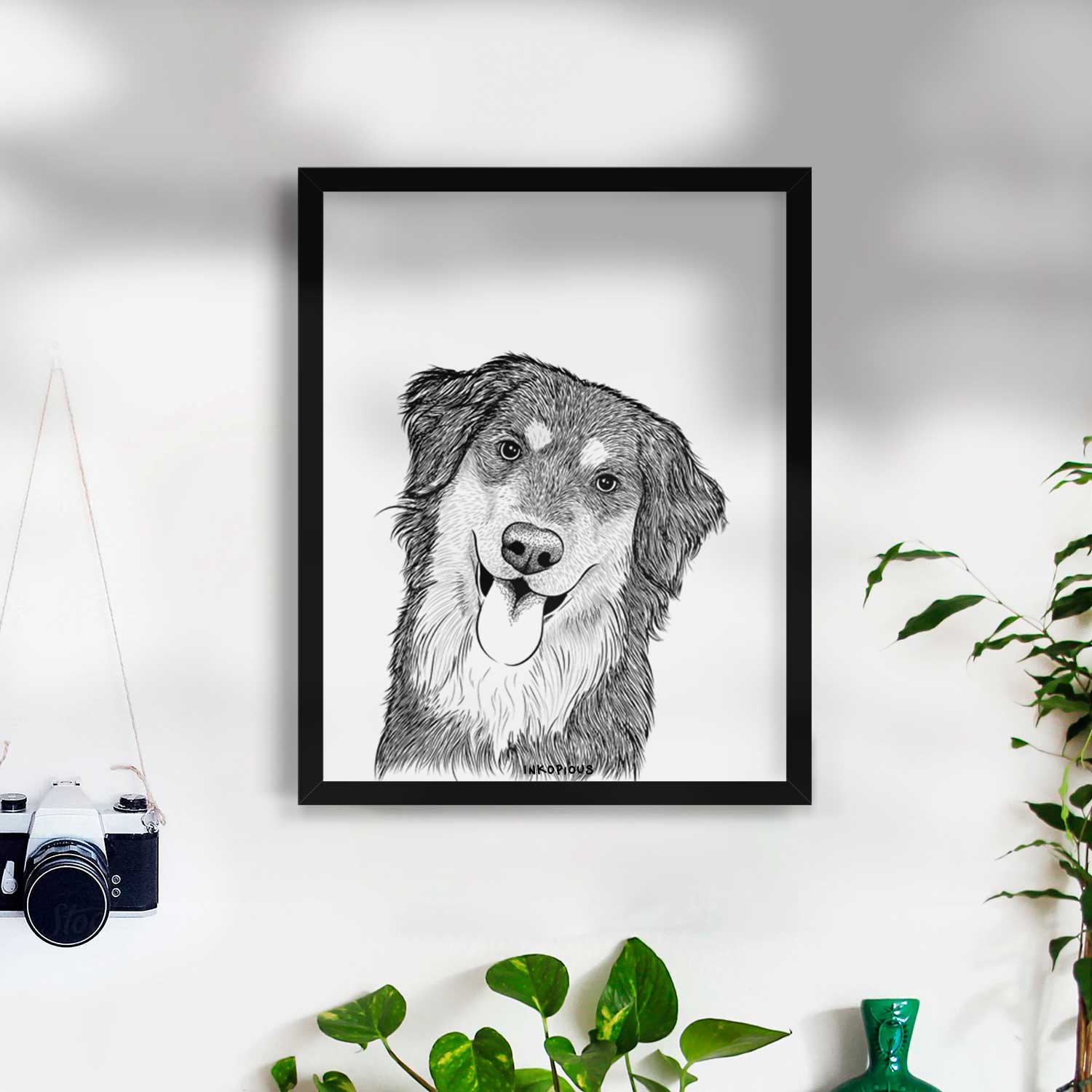 Brodie the Golden Aussie Art Print