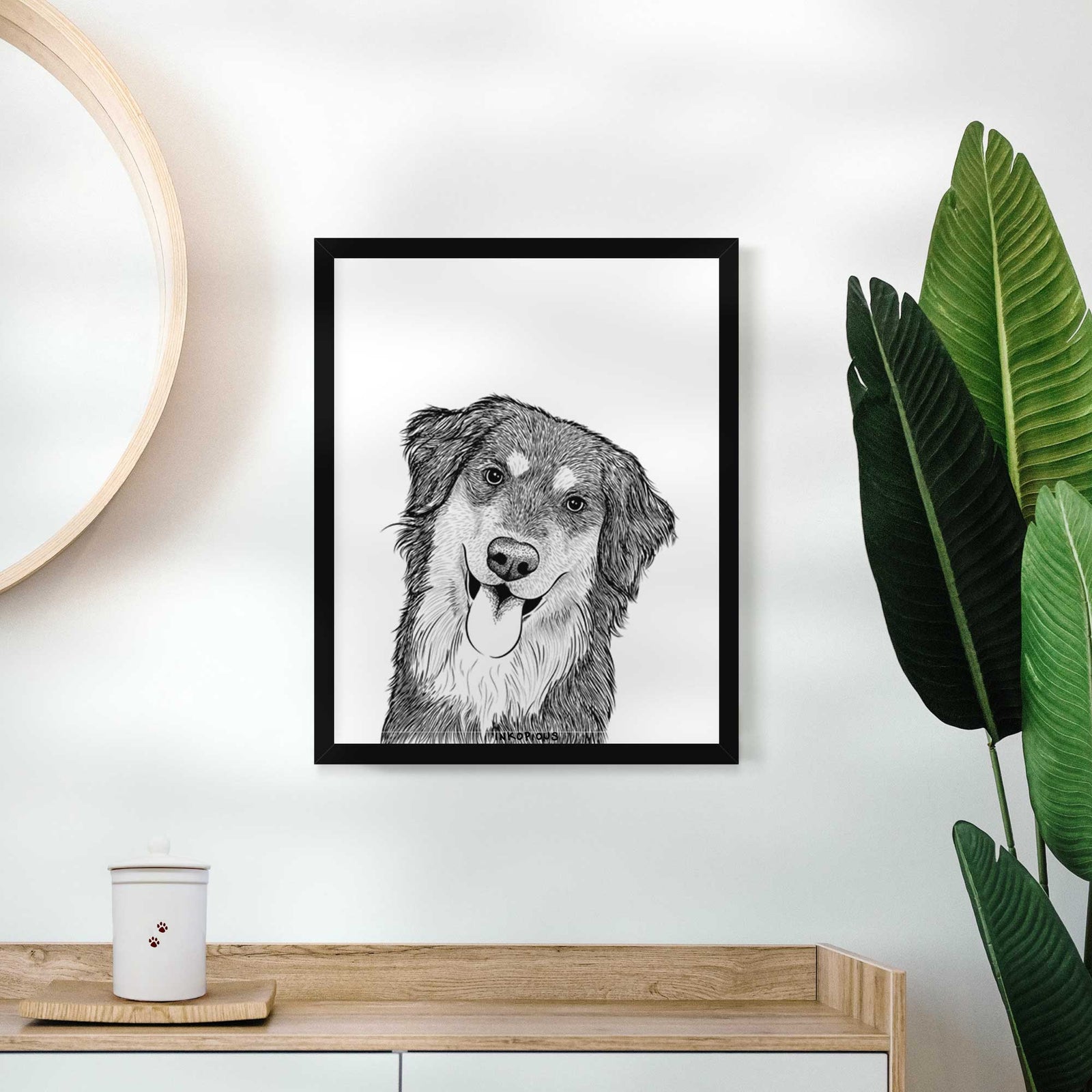 Brodie the Golden Aussie Art Print