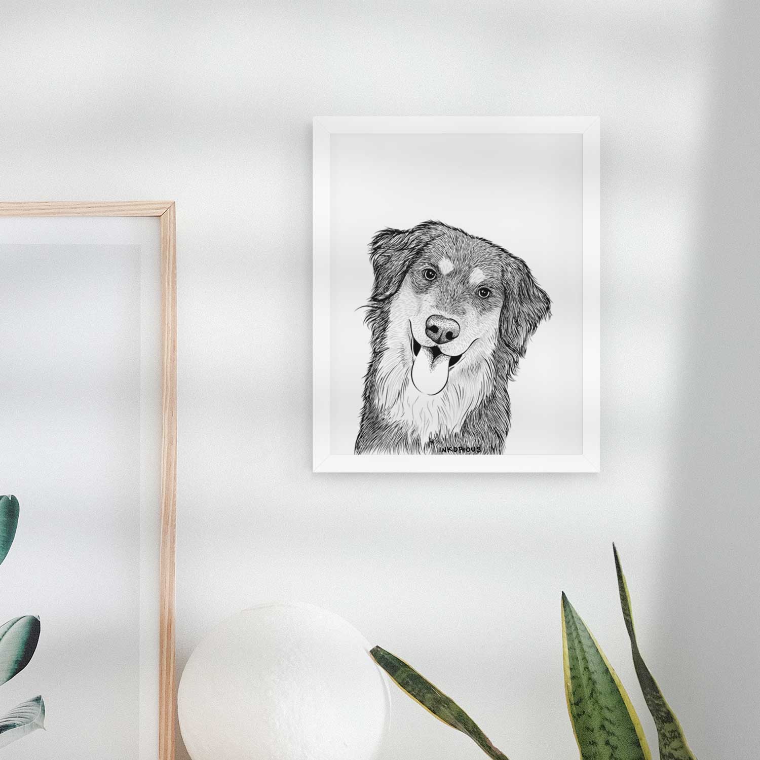 Brodie the Golden Aussie Art Print