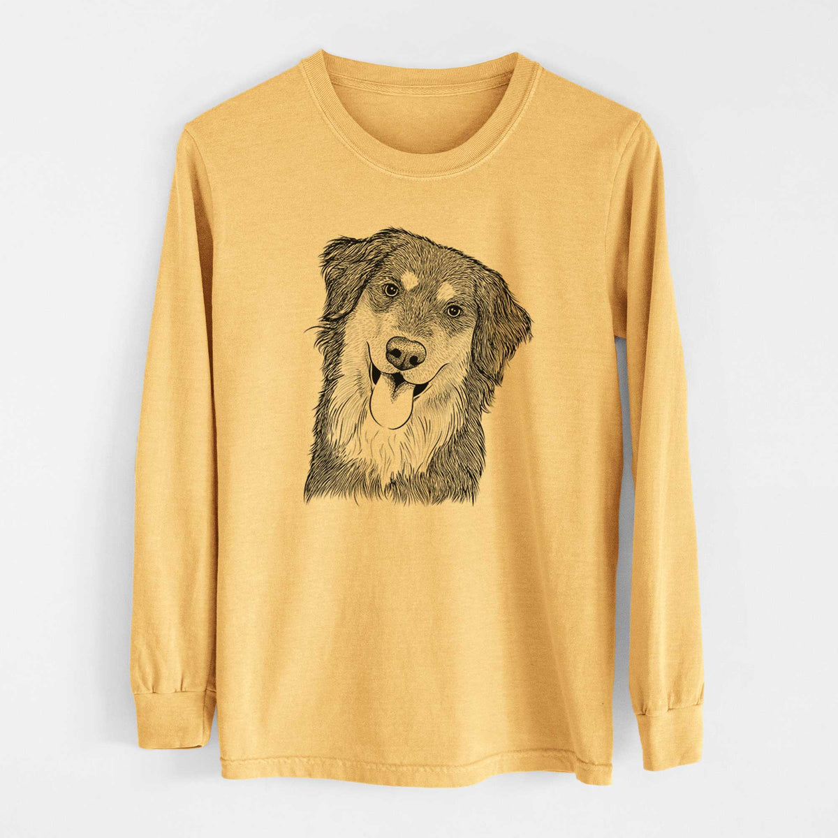 Bare Brodie the Golden Aussie - Heavyweight 100% Cotton Long Sleeve