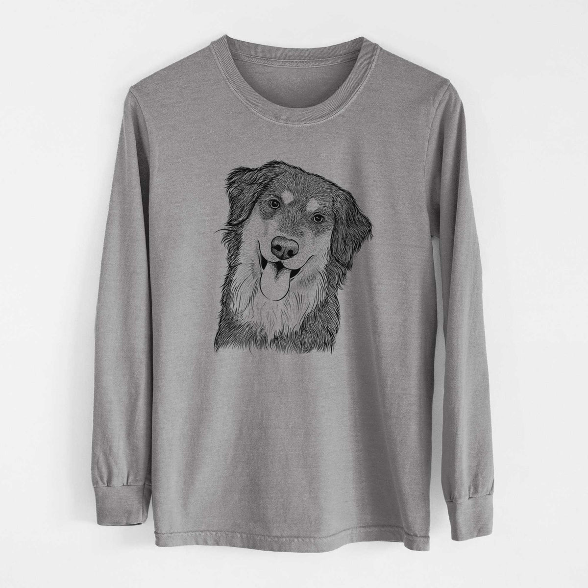 Bare Brodie the Golden Aussie - Heavyweight 100% Cotton Long Sleeve