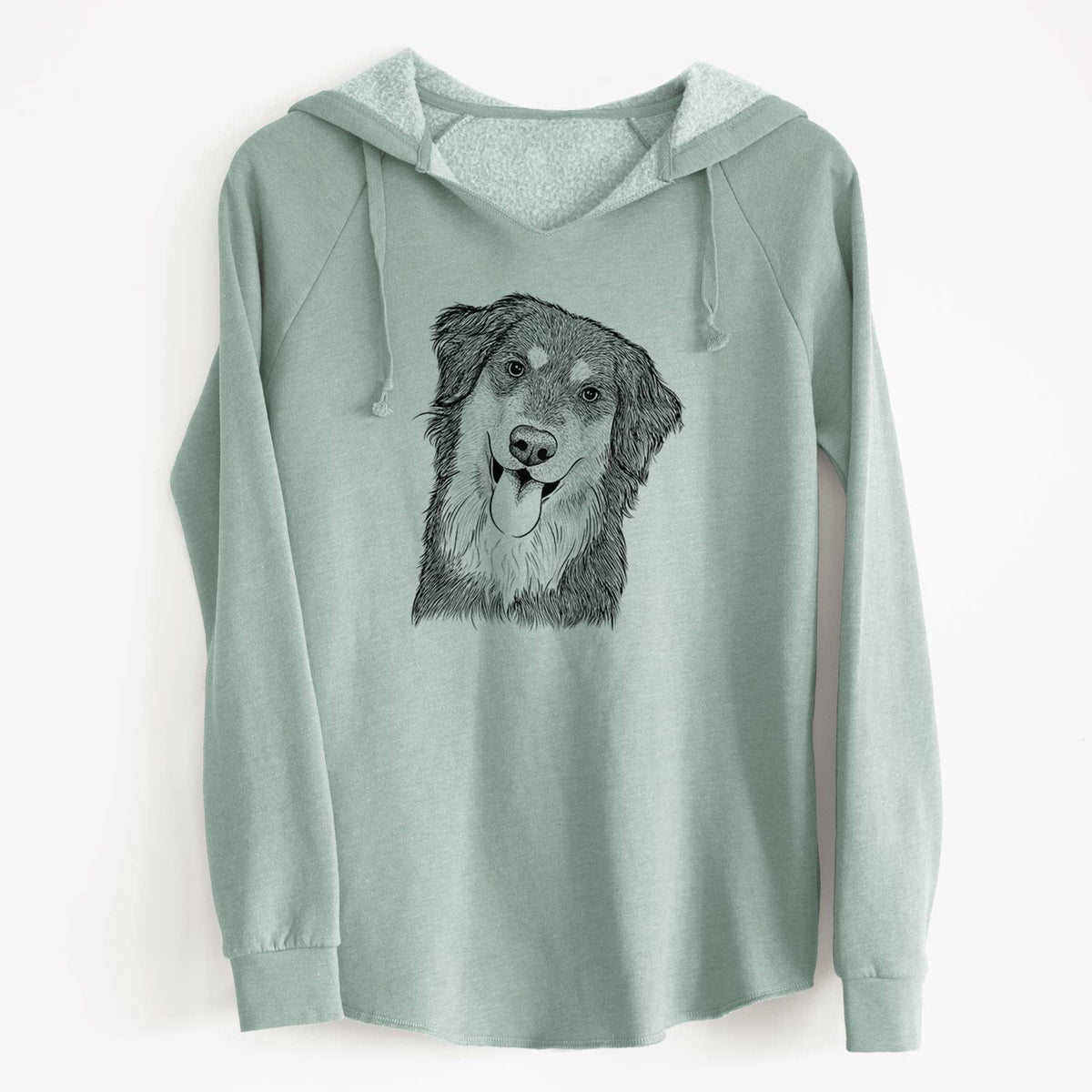 Bare Brodie the Golden Aussie - Cali Wave Hooded Sweatshirt