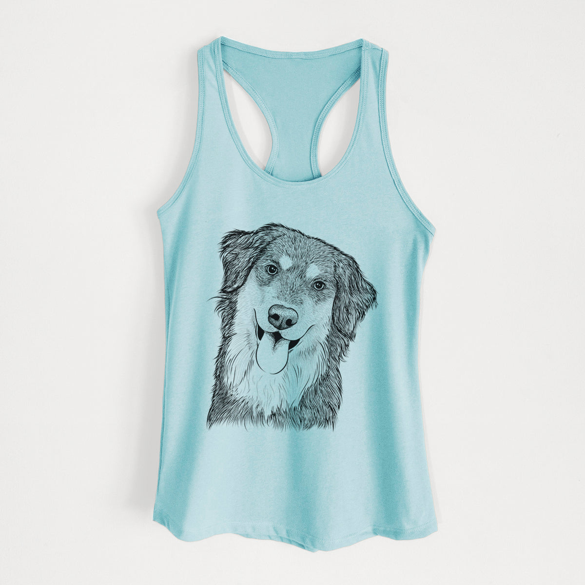 Brodie the Golden Aussie - Women's Racerback Tanktop
