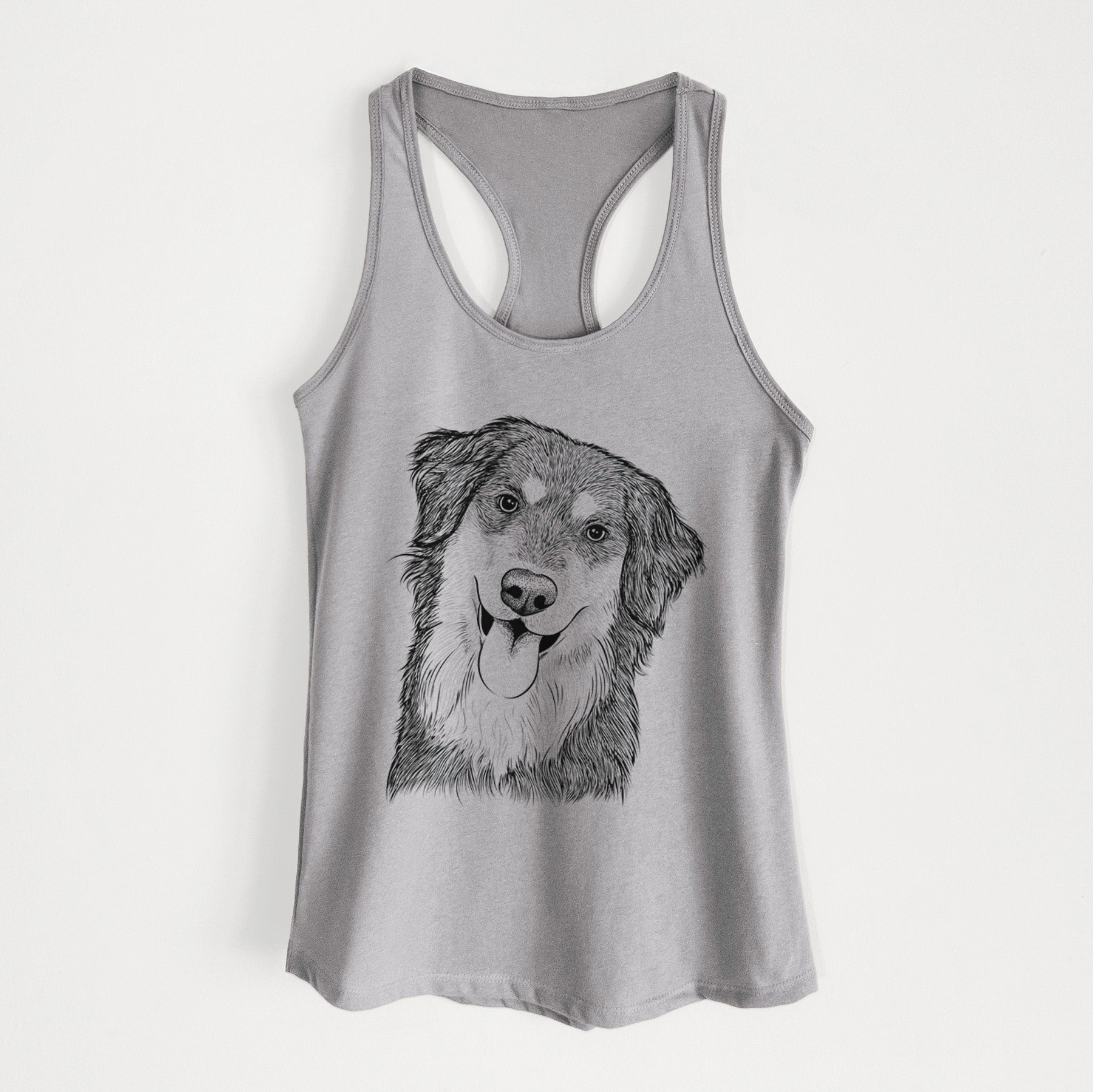 Brodie the Golden Aussie - Women's Racerback Tanktop