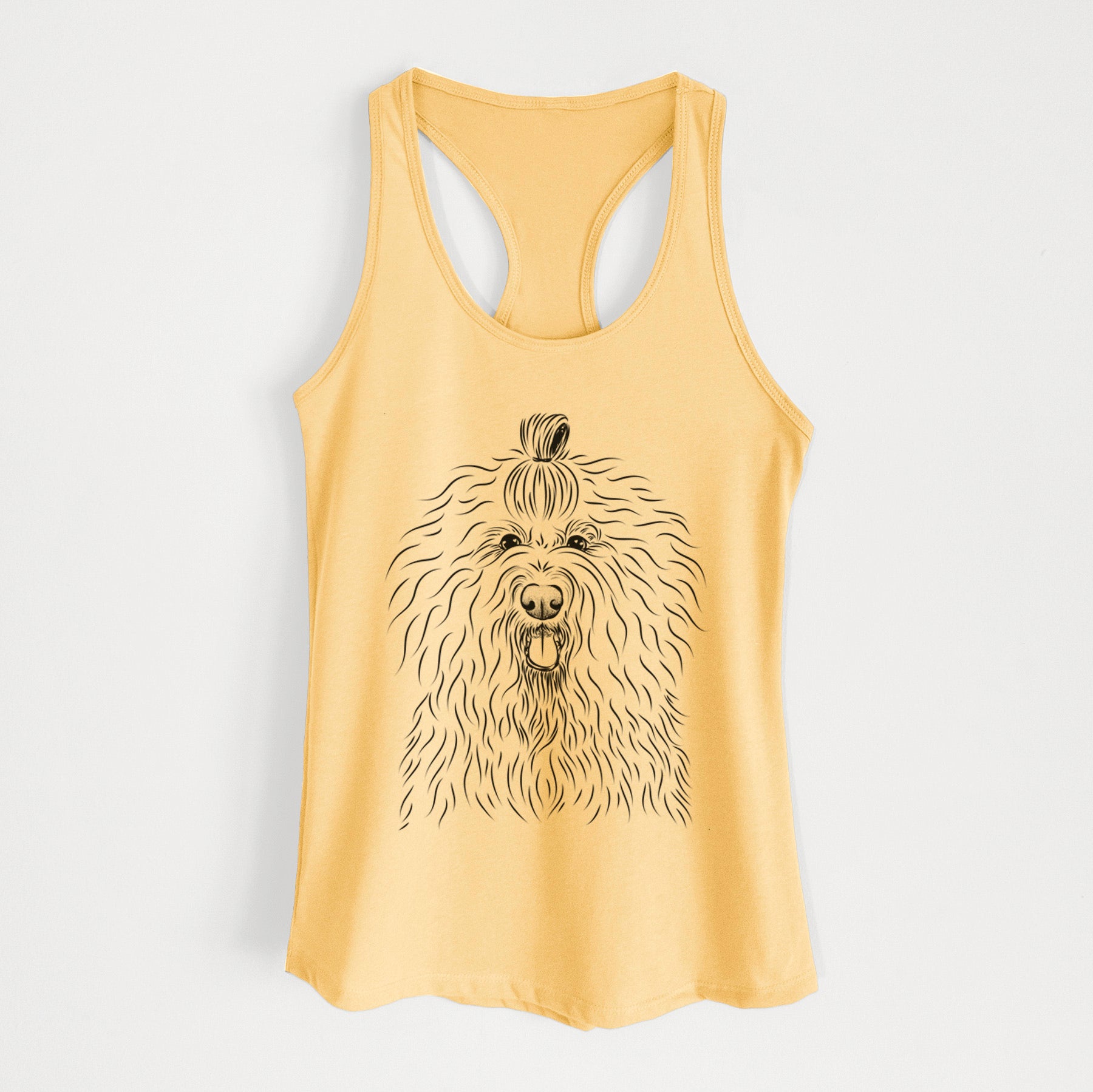 Brody the Old English Sheepdog - Women's Racerback Tanktop