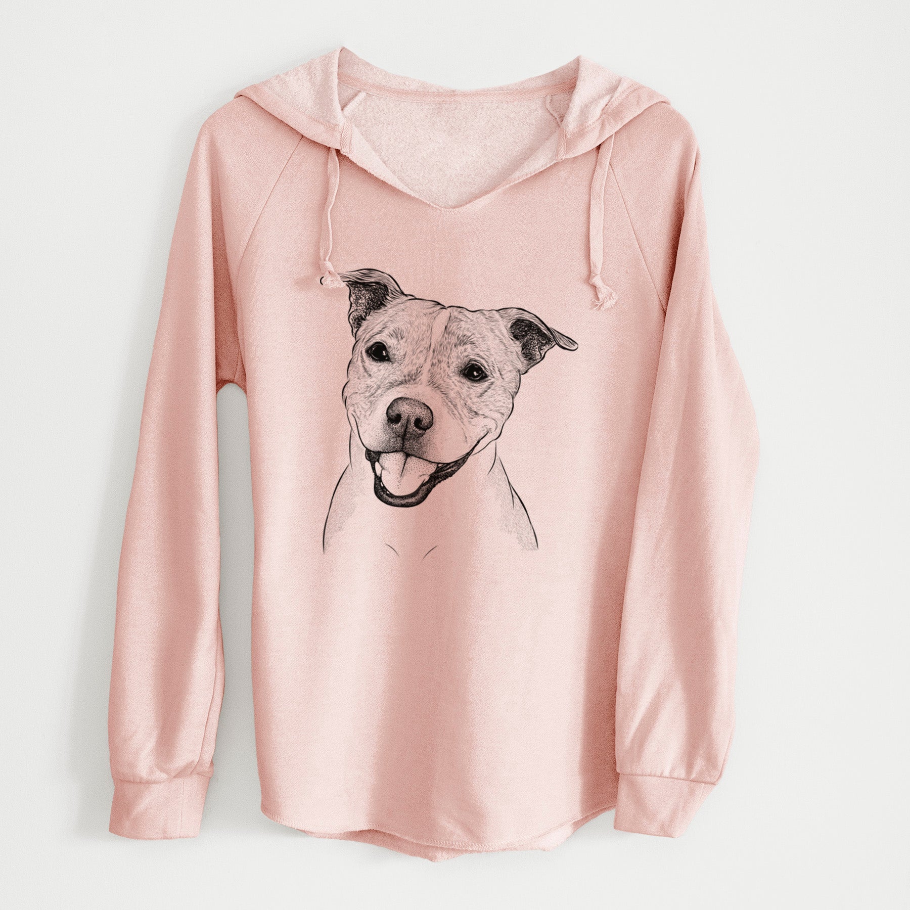 Bare BrookLyn the Staffordshire Bull Terrier - Cali Wave Hooded Sweatshirt