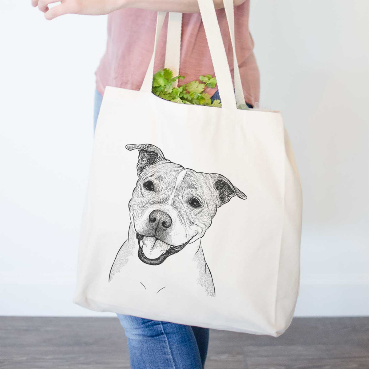 BrookLyn the Staffordshire Bull Terrier - Tote Bag