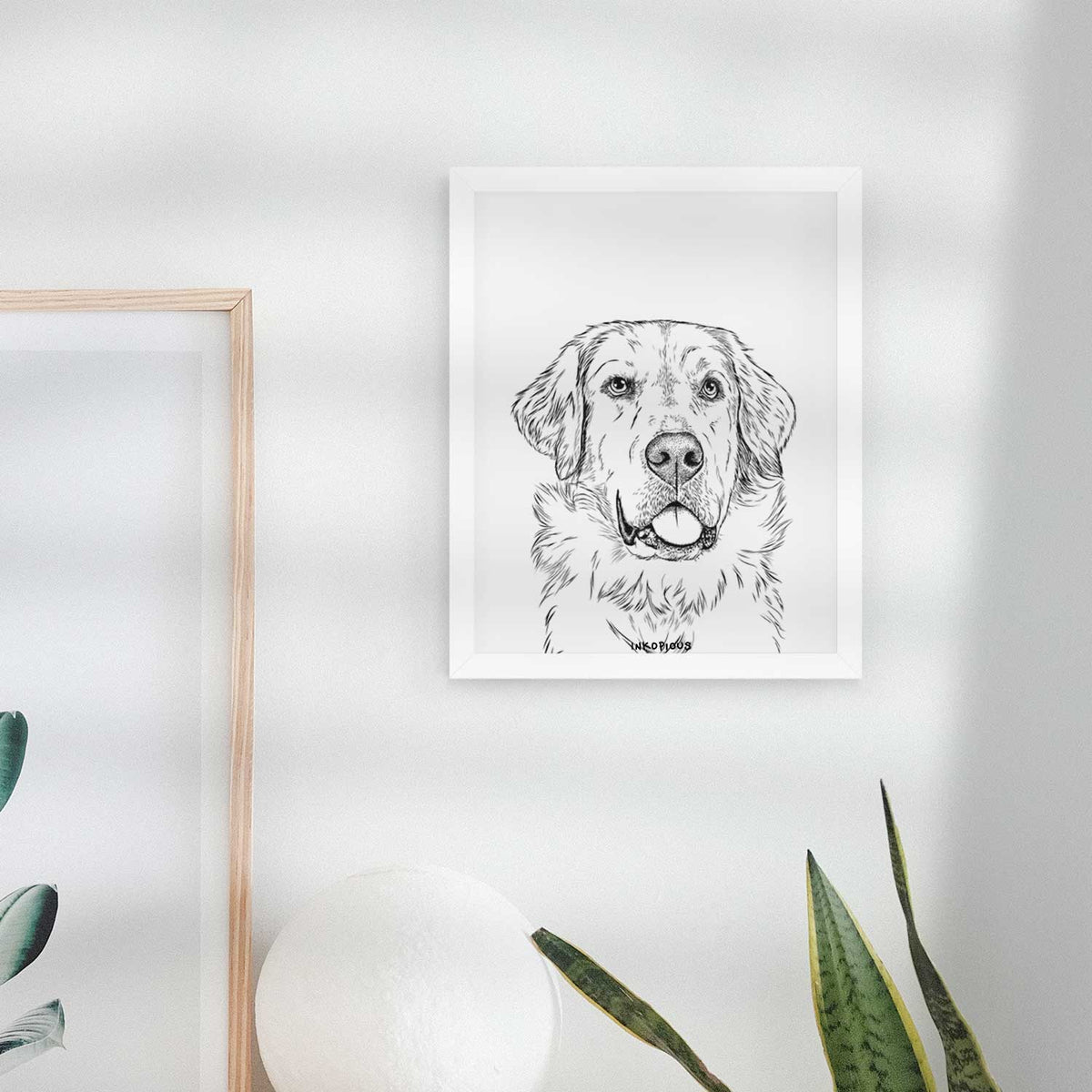 Brophy the Great Pyrenees Art Print