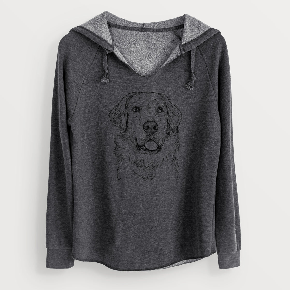 Bare Brophy the Great Pyrenees - Cali Wave Hooded Sweatshirt