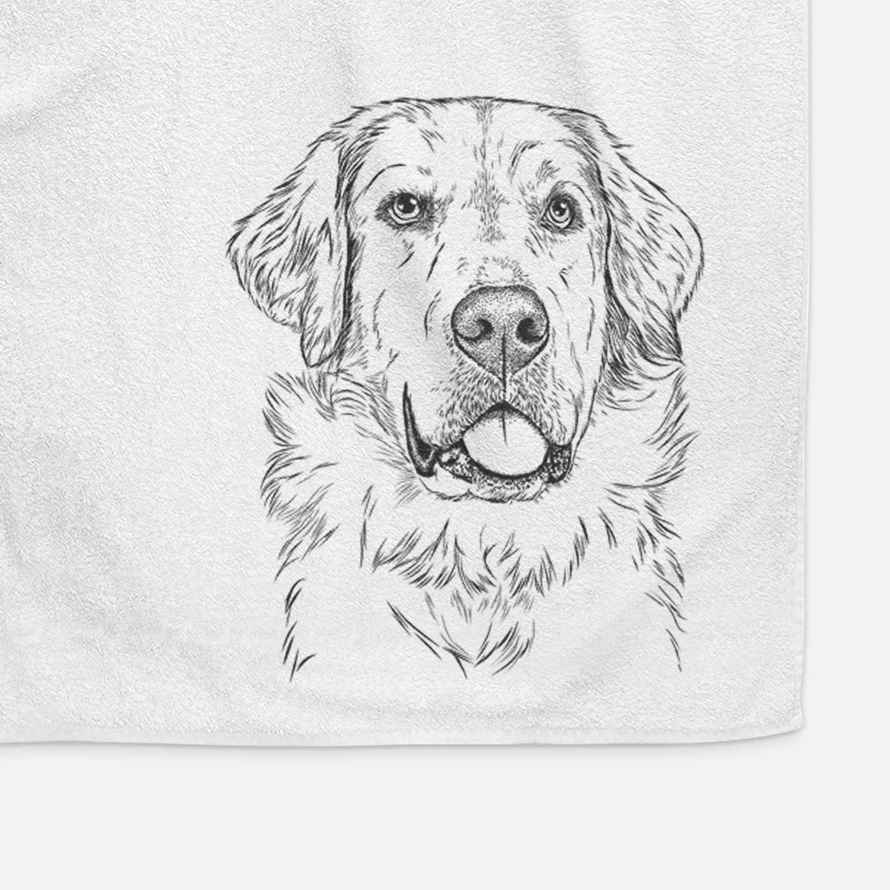 Brophy the Great Pyrenees Decorative Hand Towel