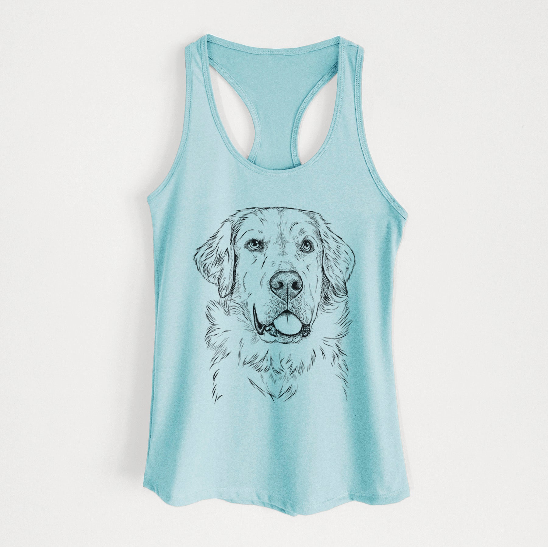 Brophy the Great Pyrenees - Women's Racerback Tanktop