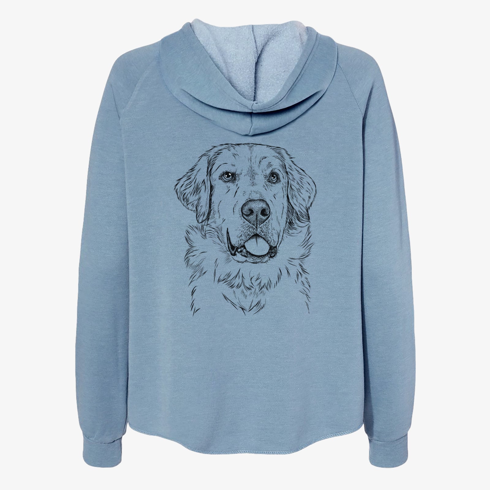Brophy the Great Pyrenees - Women's Cali Wave Zip-Up Sweatshirt
