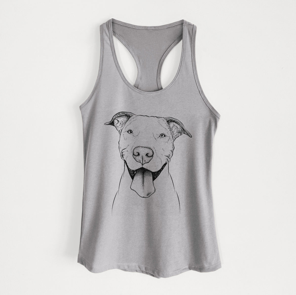 Bruce the American Staffordshire Terrier - Women&#39;s Racerback Tanktop