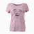 Bare Bruce the American Staffordshire Terrier - Women's V-neck Shirt