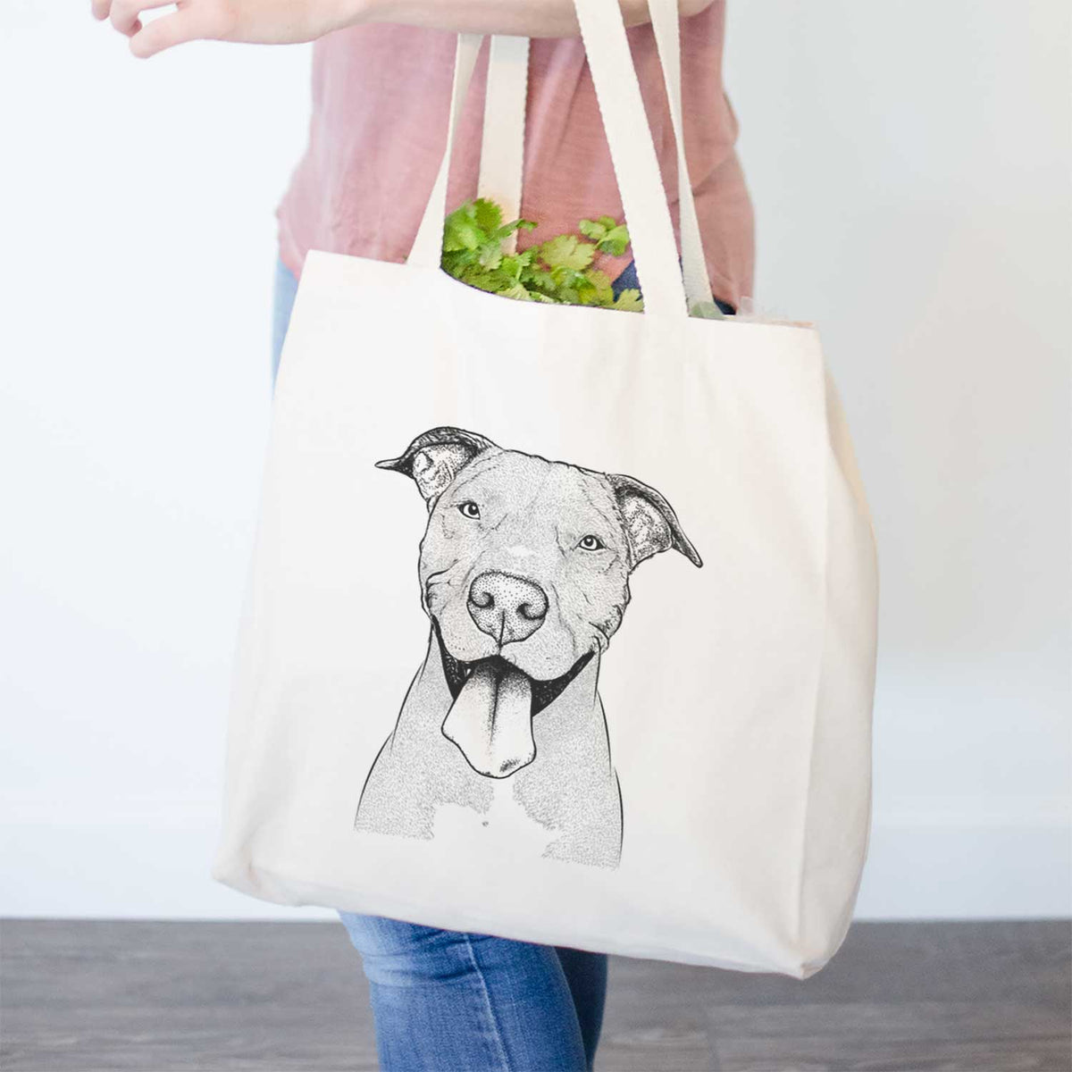 Bruce the American Staffordshire Terrier - Tote Bag