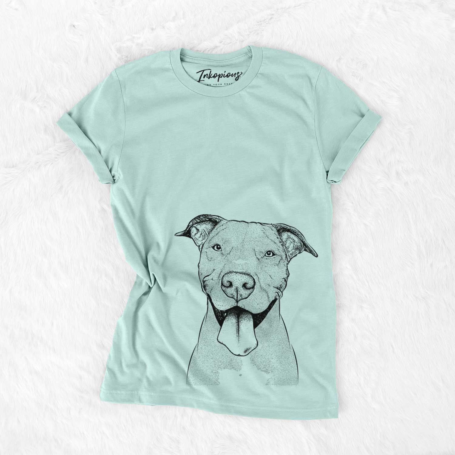 Bruce the American Staffordshire Terrier - Bella Canvas Unisex Crewneck