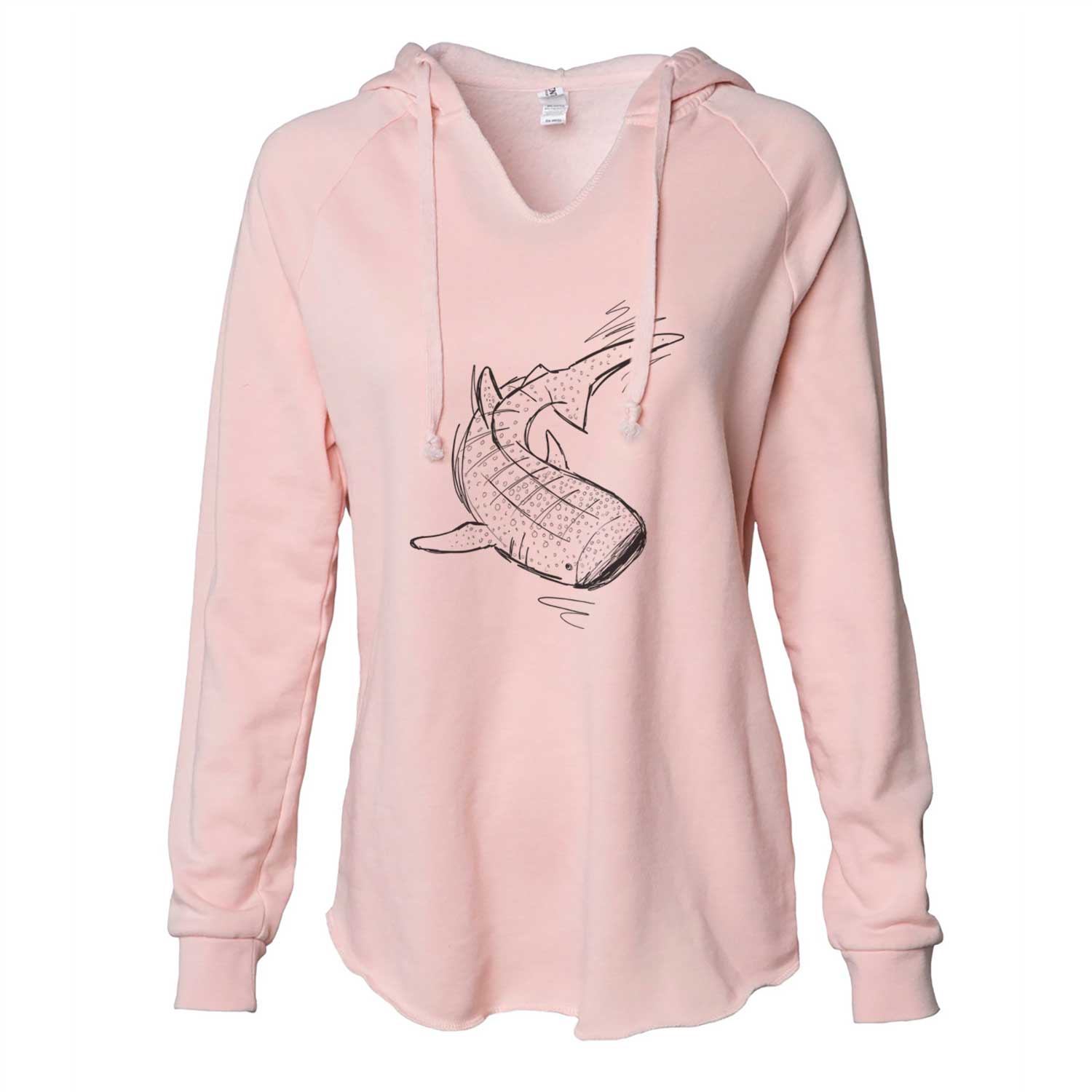 Bruce the Whale Shark - Cali Wave Hooded Sweatshirt