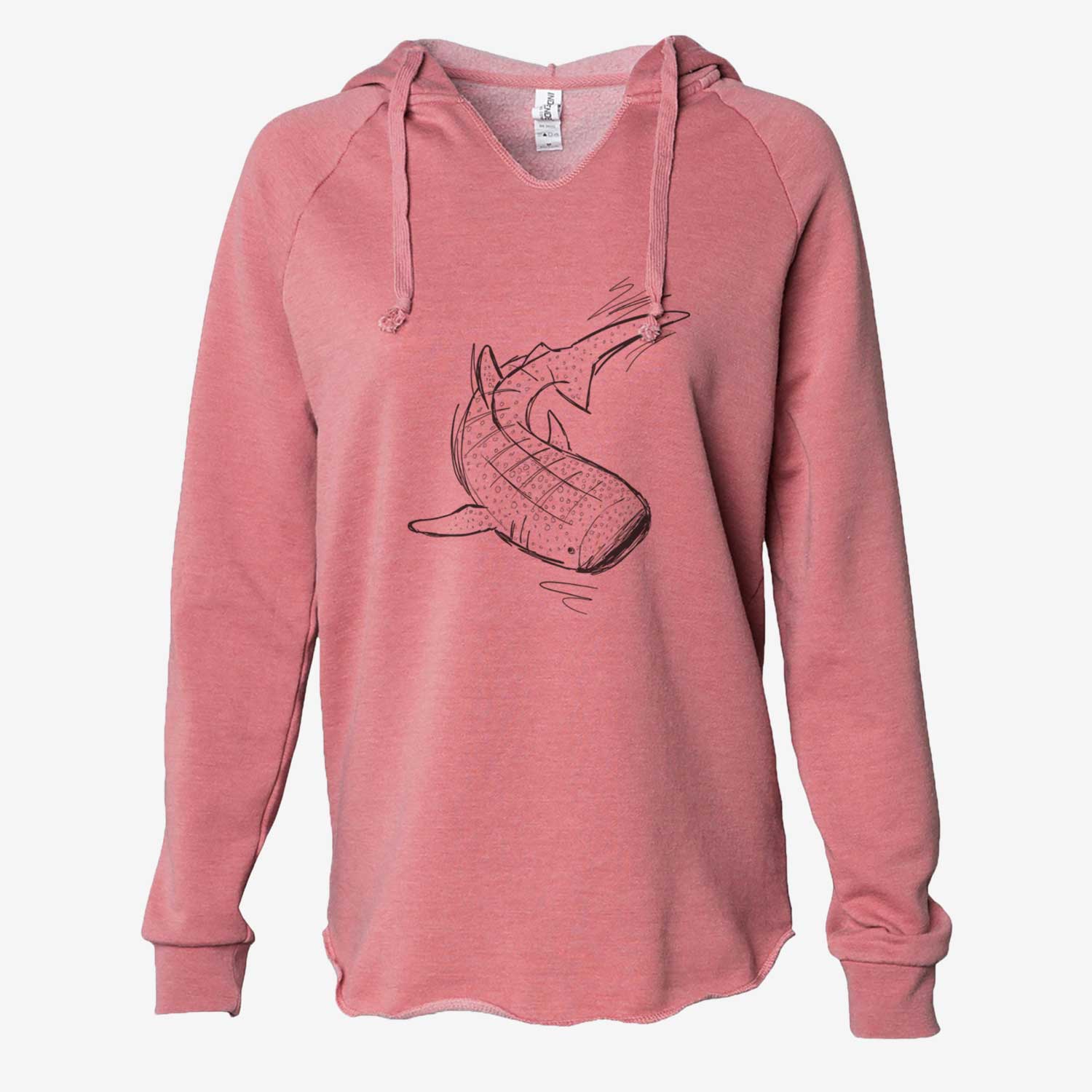 Bruce the Whale Shark - Cali Wave Hooded Sweatshirt