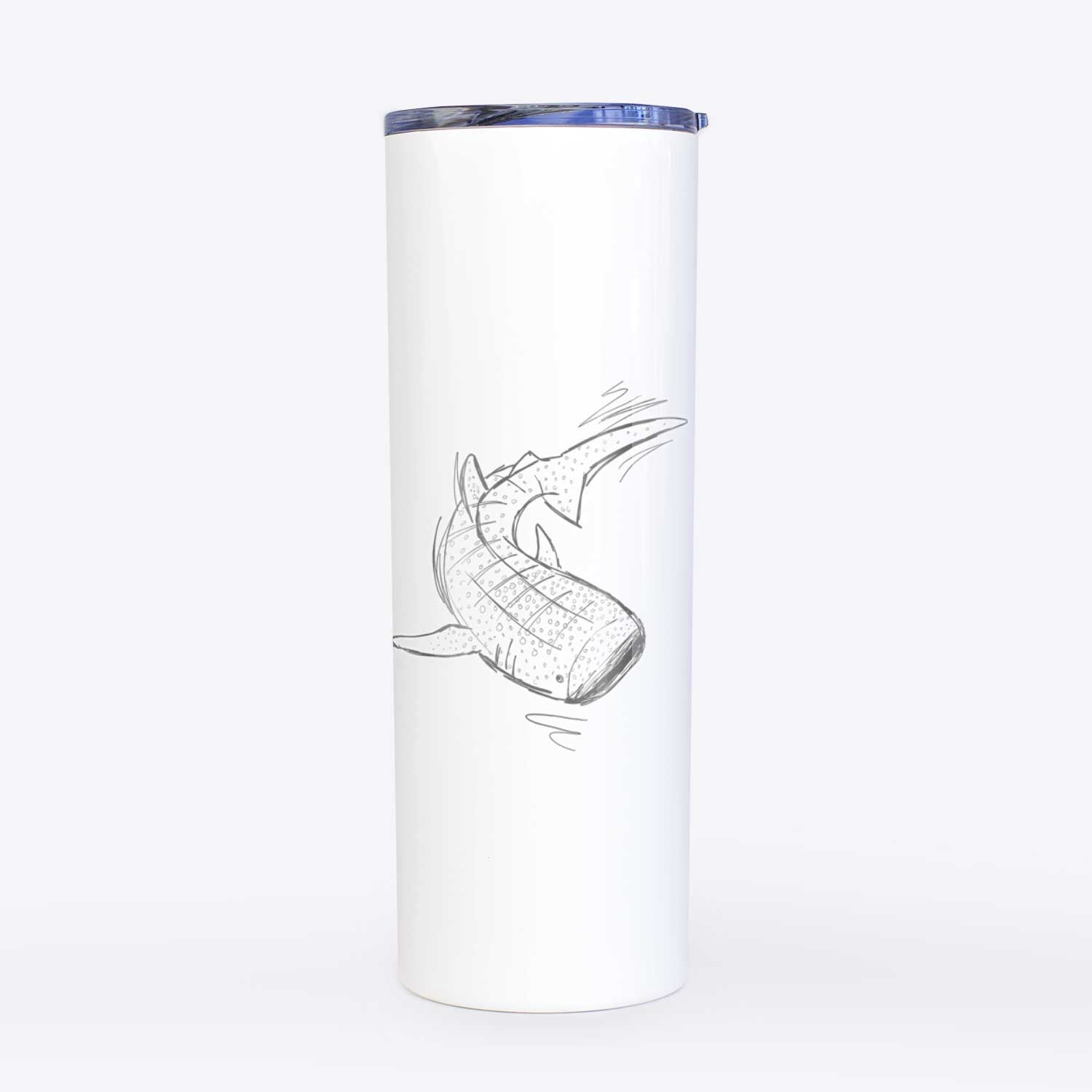 Bruce the Whale Shark - 20oz Skinny Tumbler