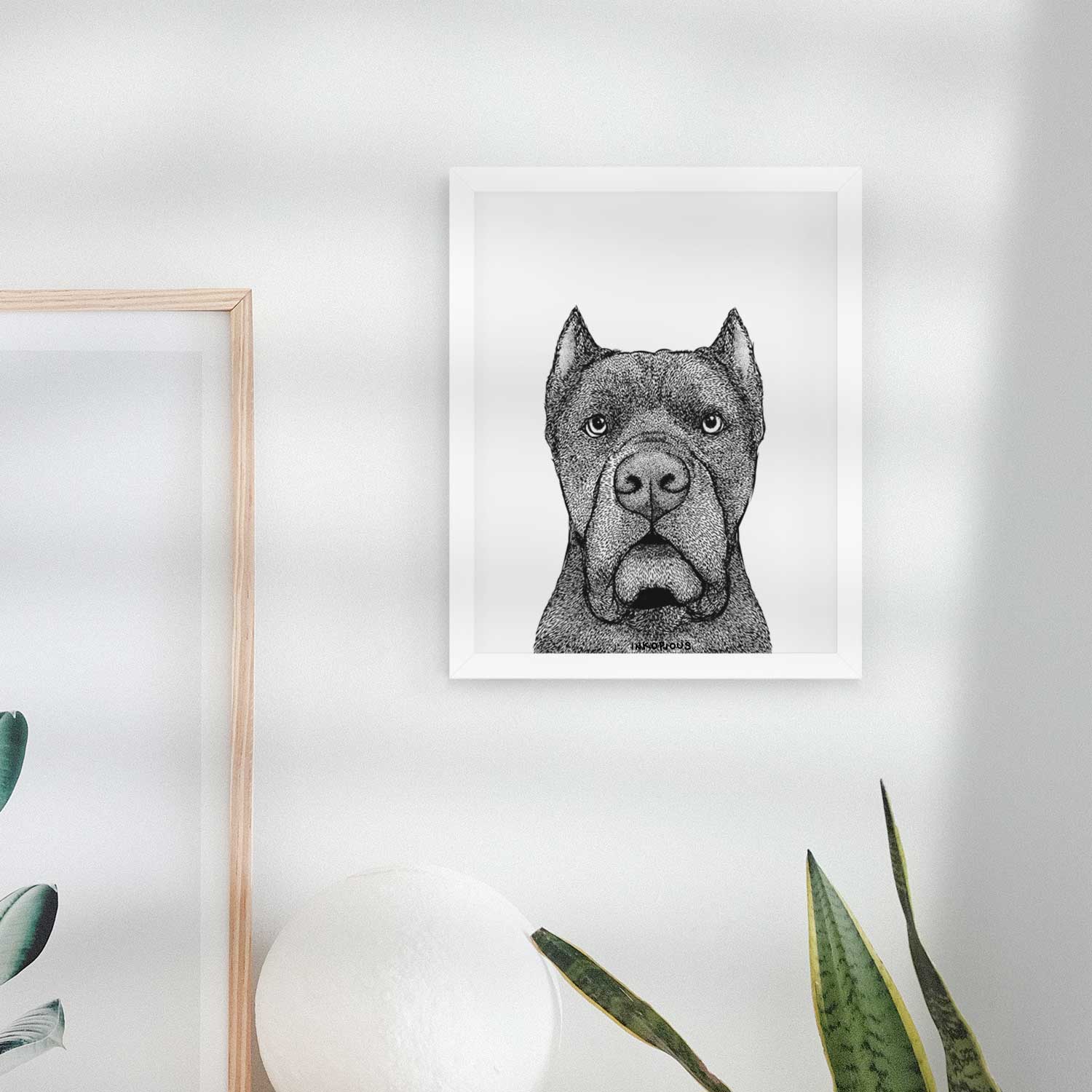 Bruno the Cane Corso Art Print