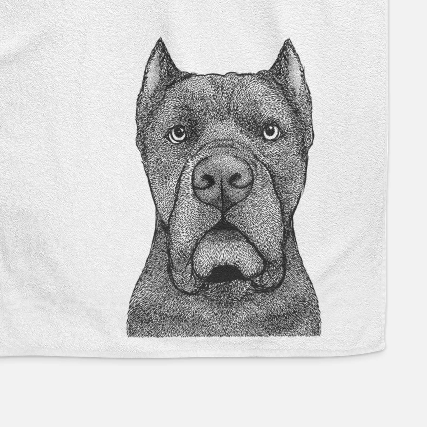 Bruno the Cane Corso Decorative Hand Towel