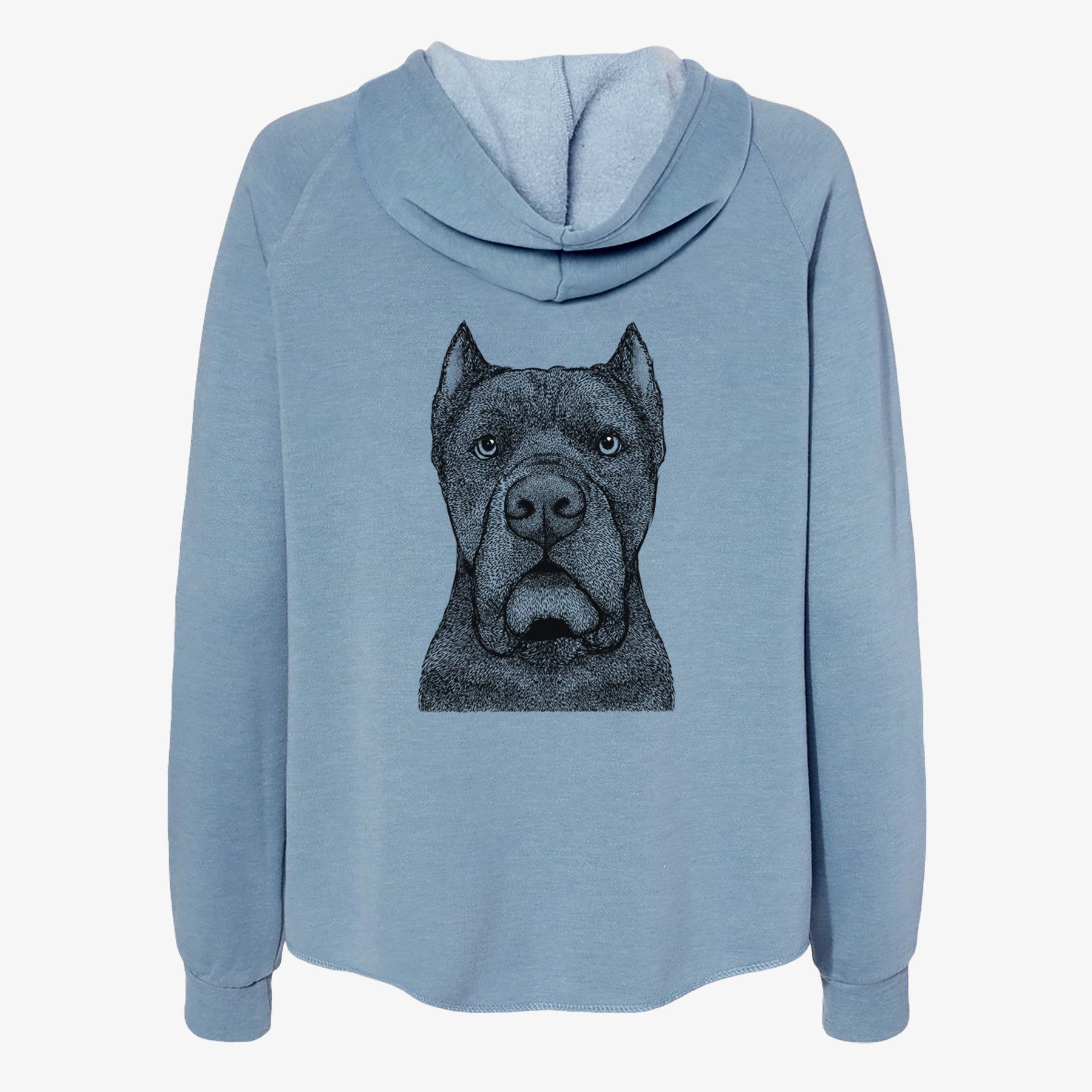 Bruno the Cane Corso - Women's Cali Wave Zip-Up Sweatshirt