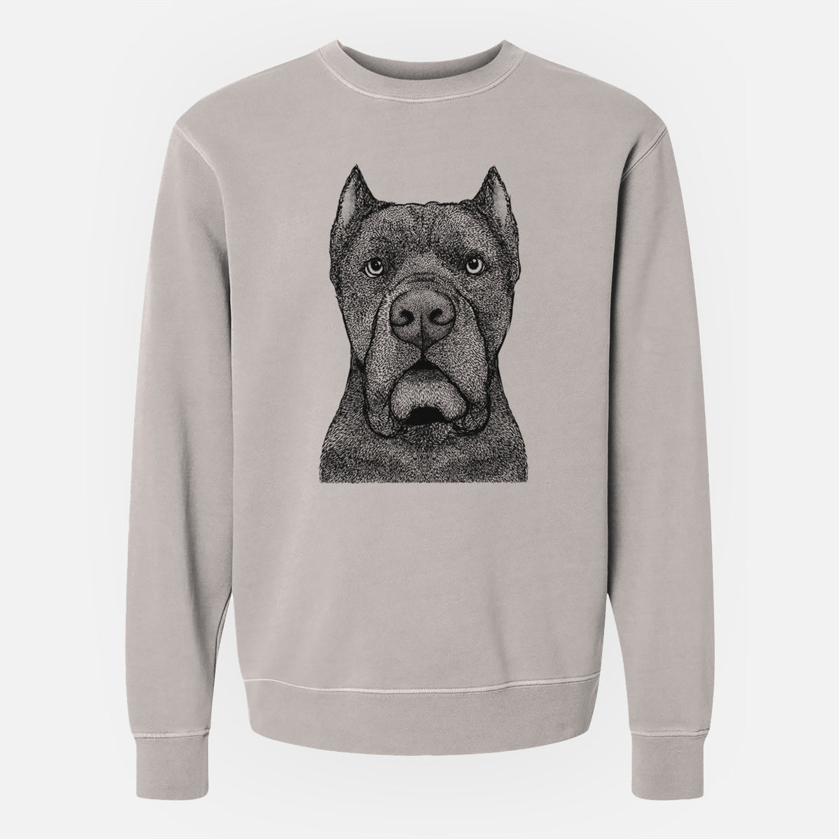 Bare Bruno the Cane Corso - Unisex Pigment Dyed Crew Sweatshirt
