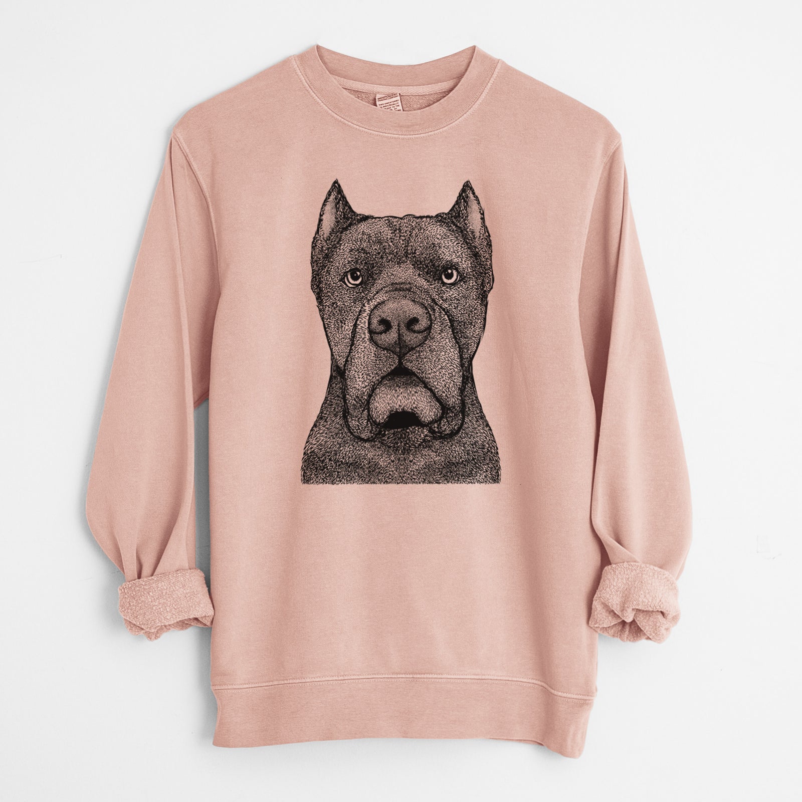 Bare Bruno the Cane Corso - Unisex Pigment Dyed Crew Sweatshirt