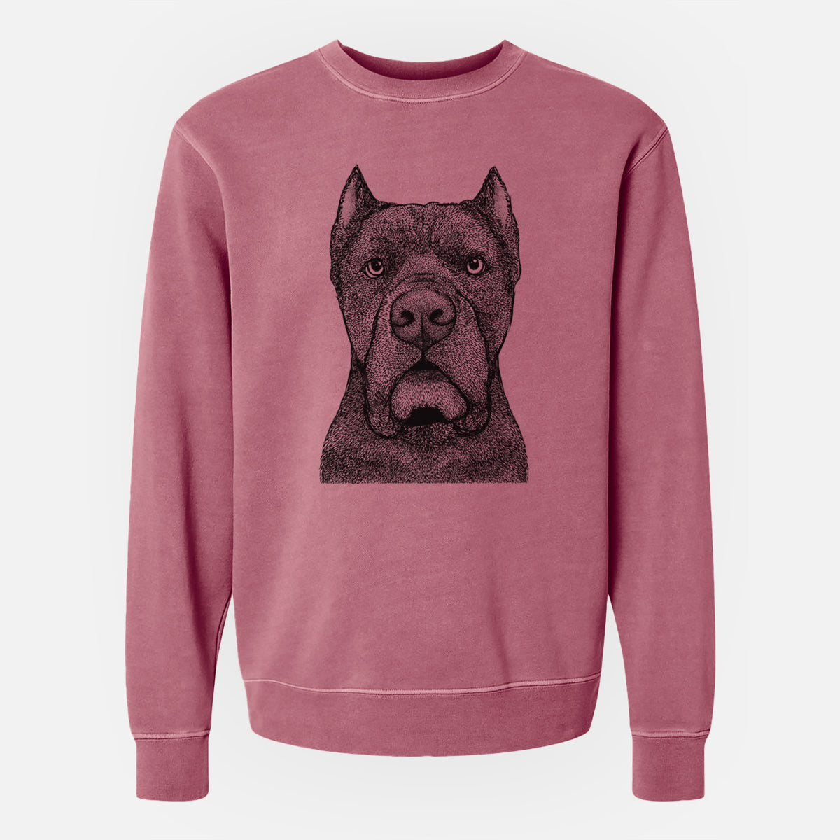 Bare Bruno the Cane Corso - Unisex Pigment Dyed Crew Sweatshirt