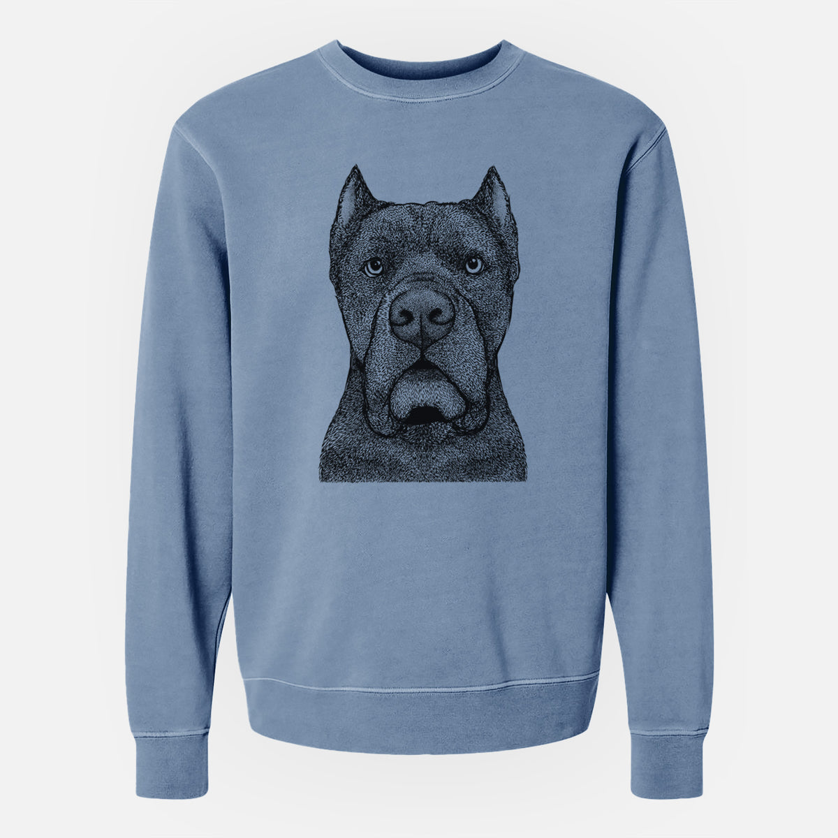 Bare Bruno the Cane Corso - Unisex Pigment Dyed Crew Sweatshirt