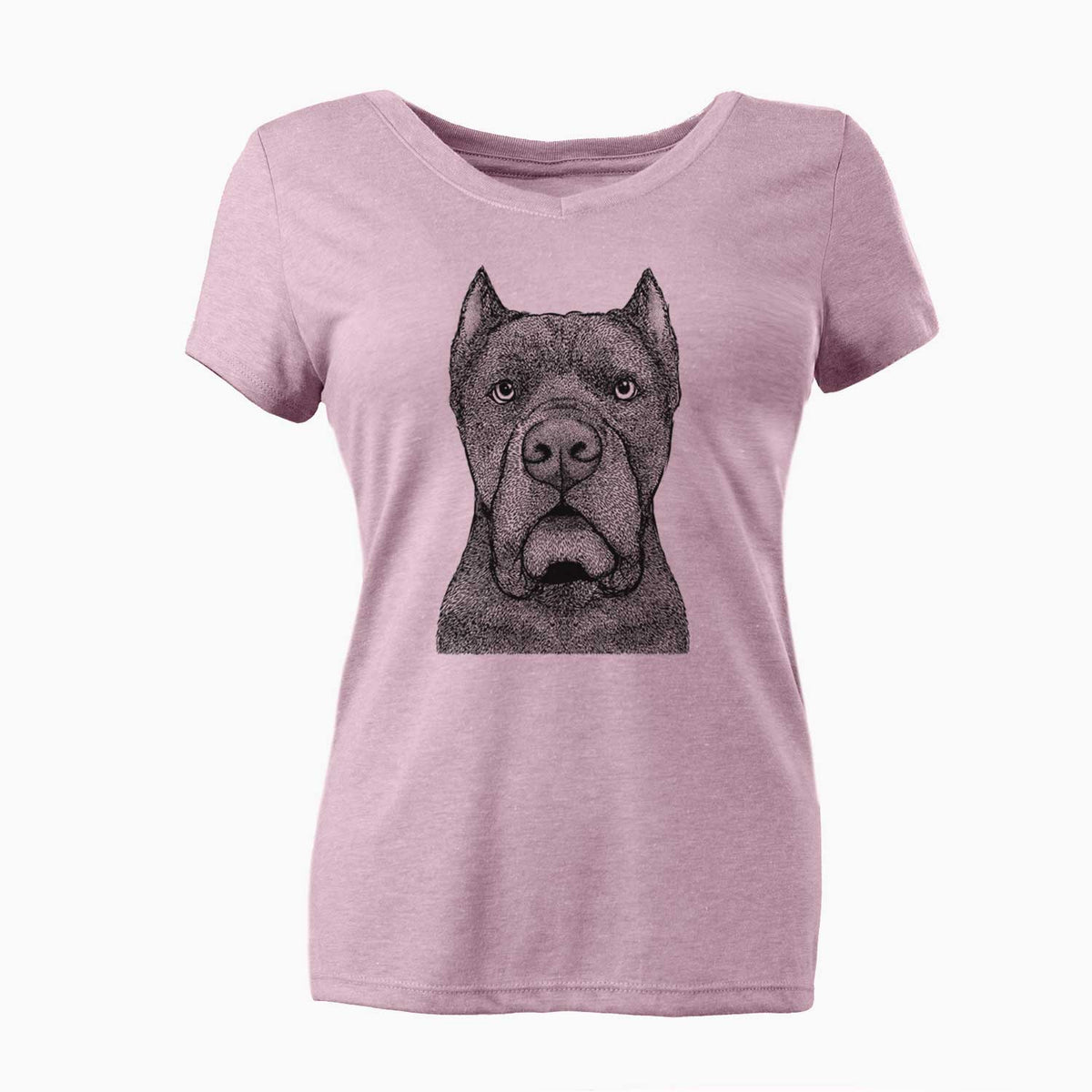Bare Bruno the Cane Corso - Women's V-neck Shirt