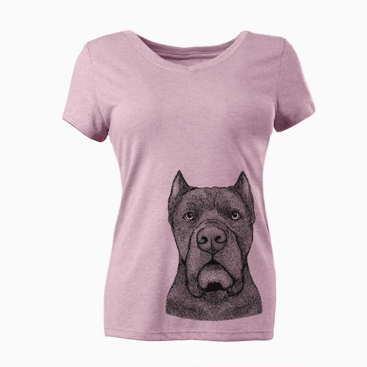 Bare Bruno the Cane Corso - Women's V-neck Shirt