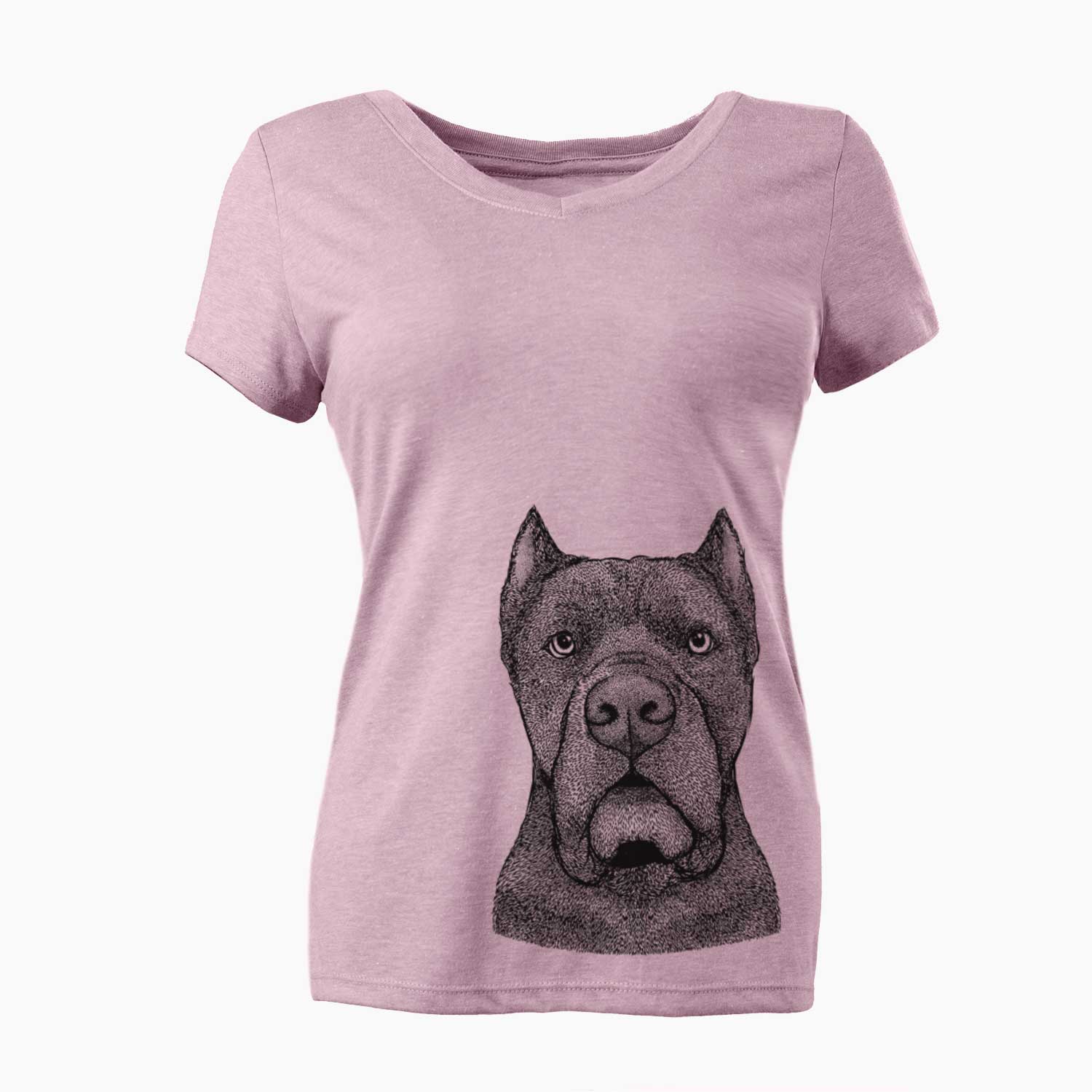 Bare Bruno the Cane Corso - Women's V-neck Shirt