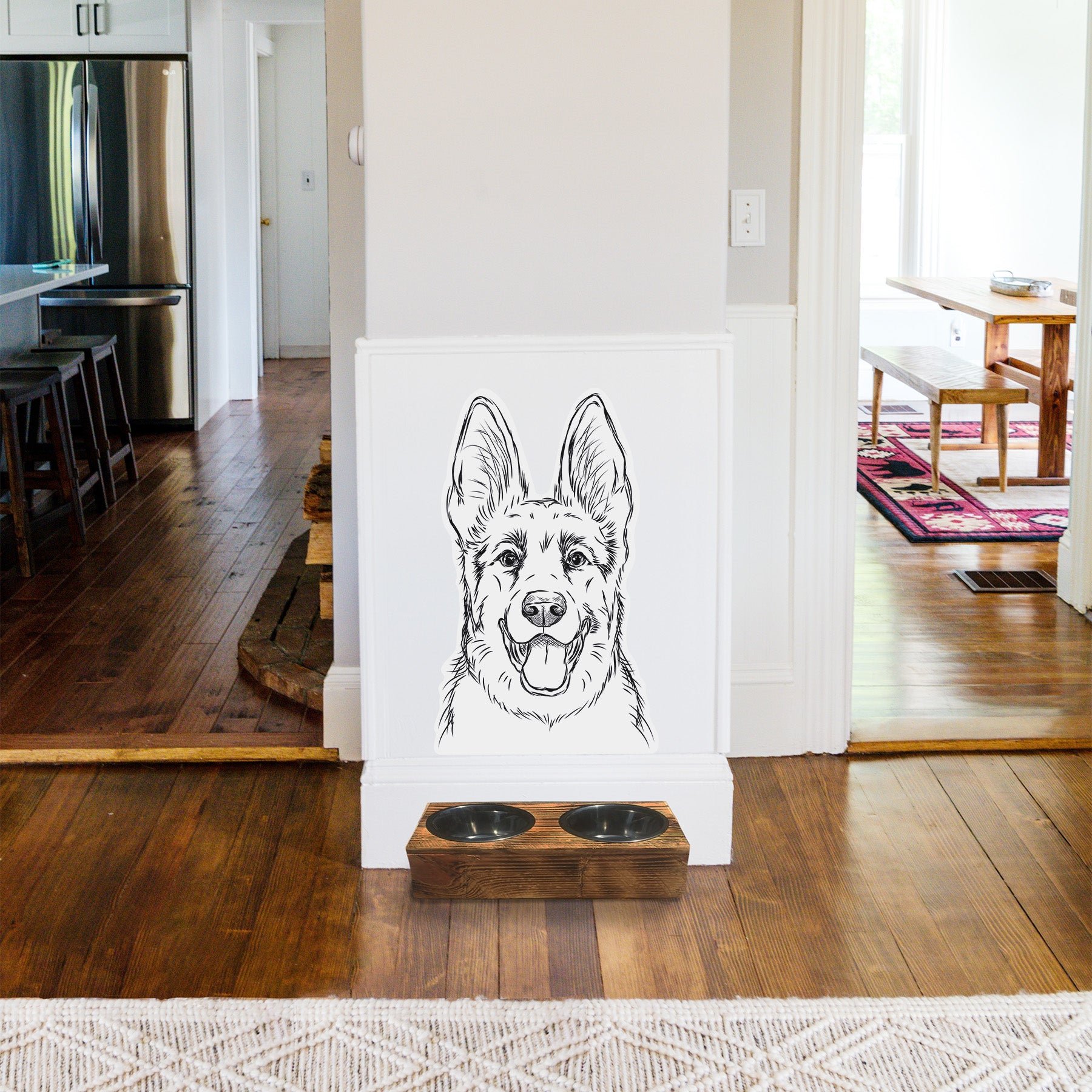 Brutus the German Shepherd - Wall Decal